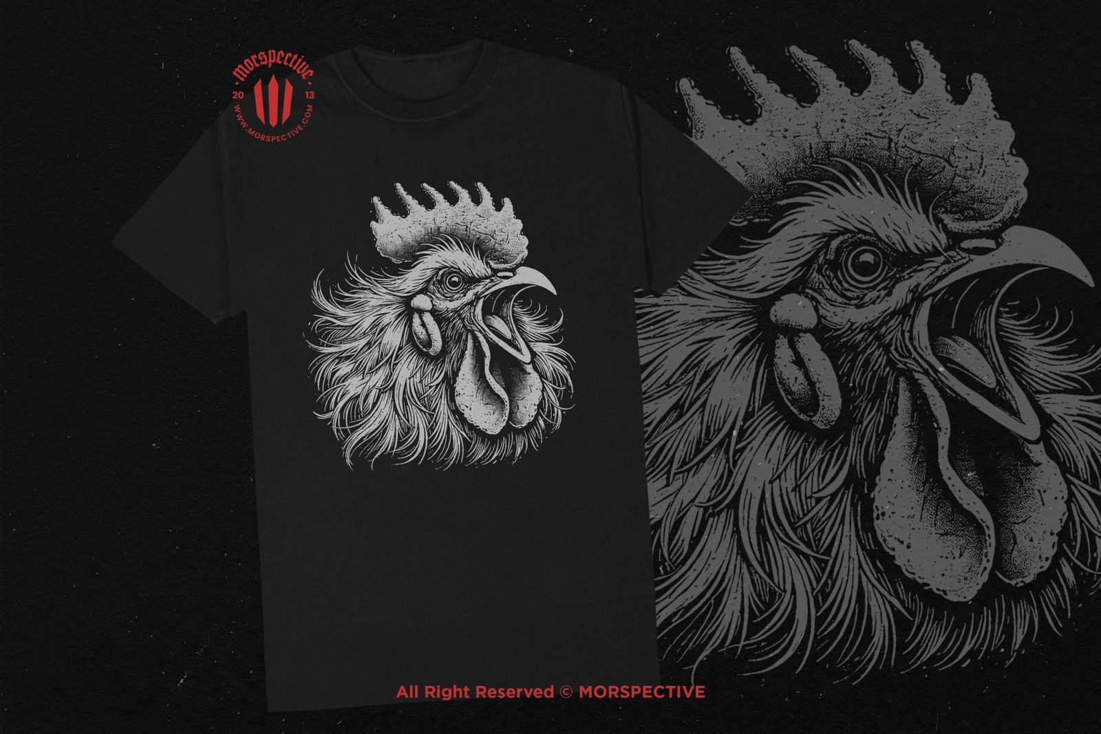 10 Bundle Dark Art Rooster Chicken 2 10 Bundle Dark Art Rooster Chicken - Image 2