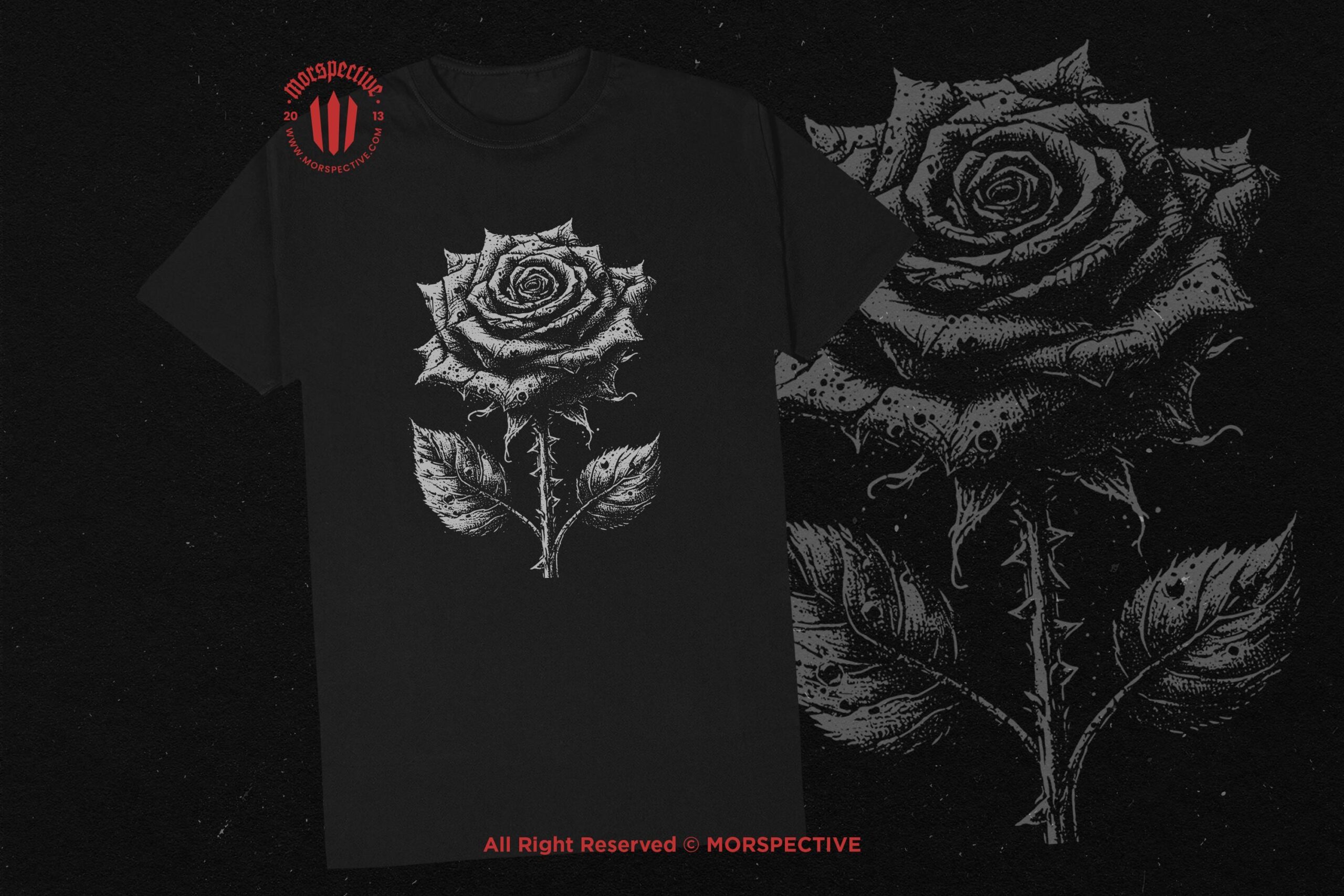 10 Bundle Dark Art Rose Flower - Image 2