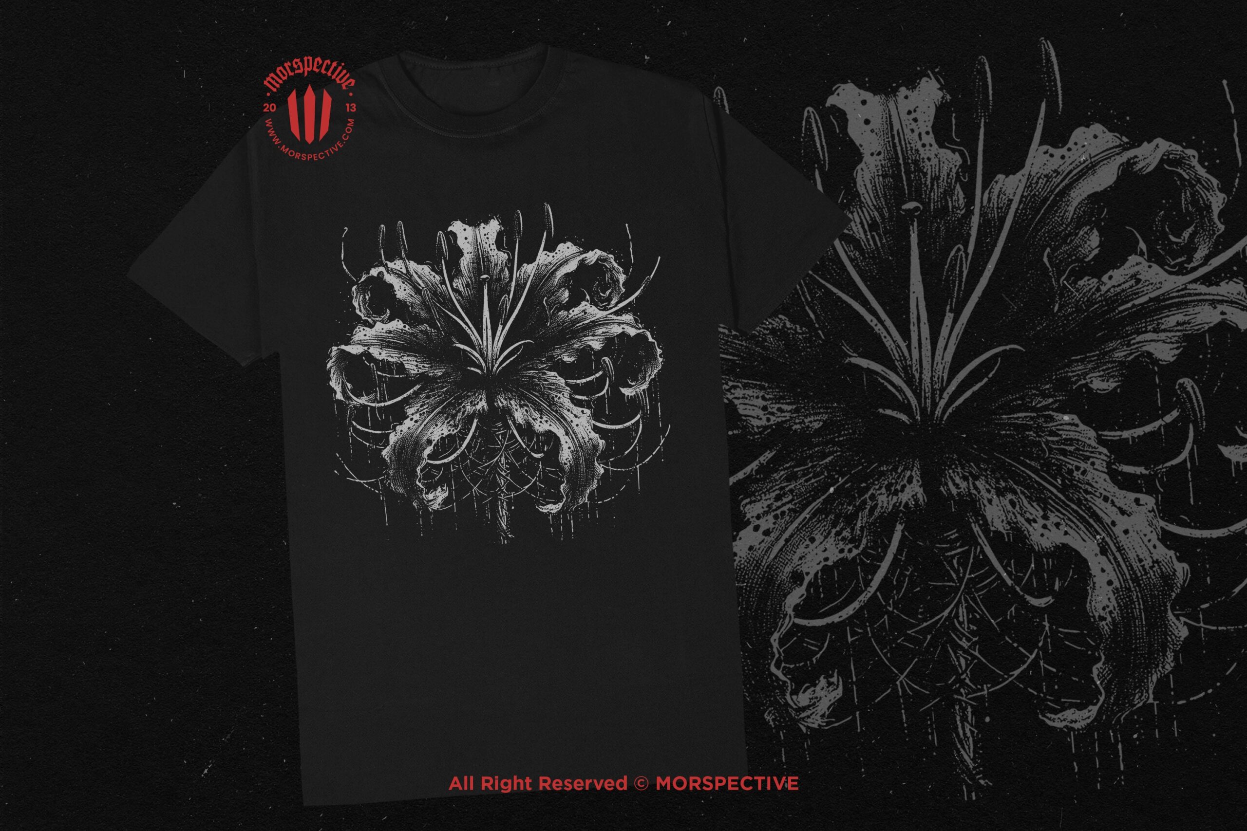 10 Bundle Dark Art Spider Lily Flower - Image 2