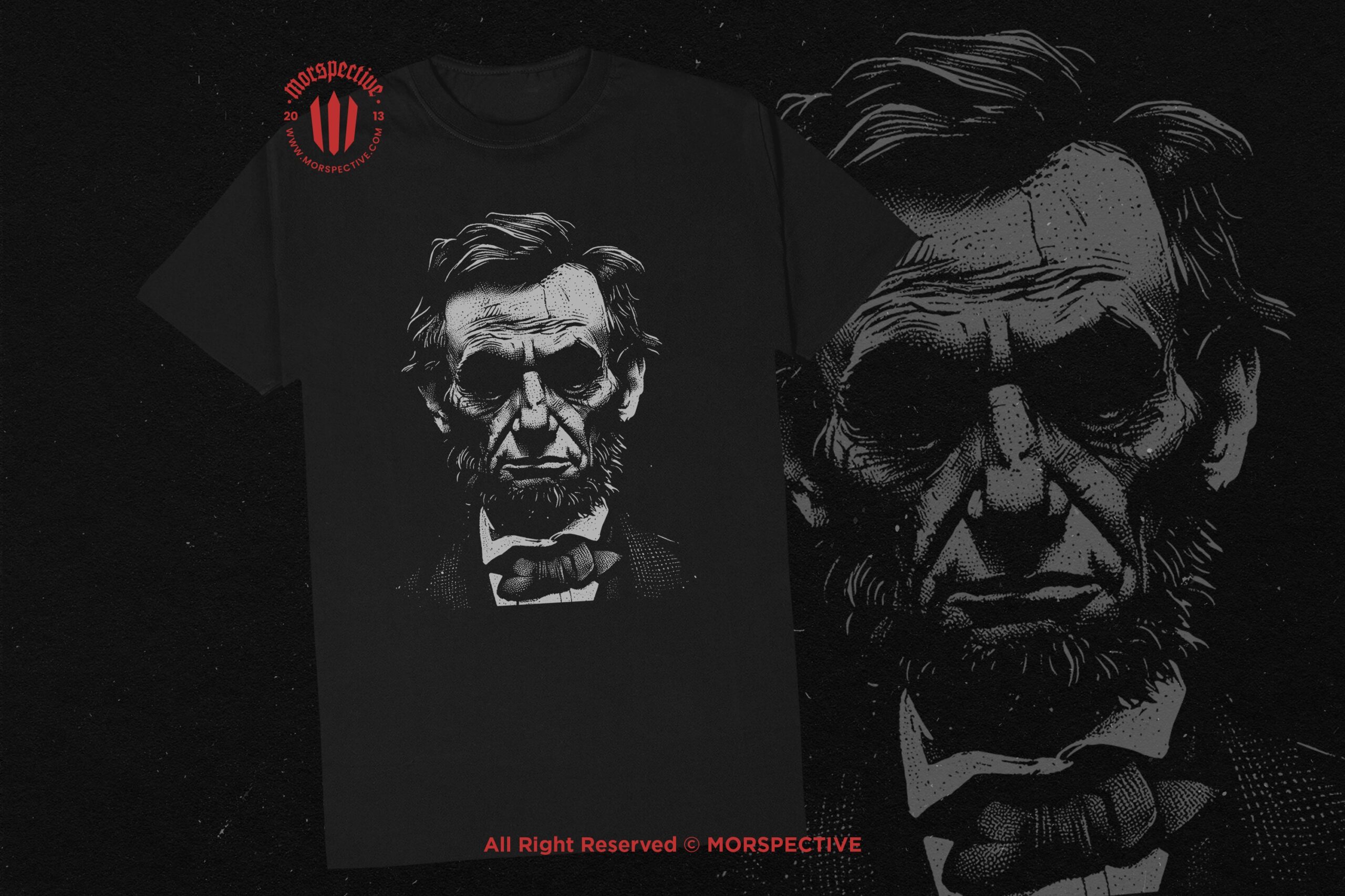 10 Bundle Dark Art Lincoln Skull 2 10 Bundle Dark Art Lincoln Skull - Image 2