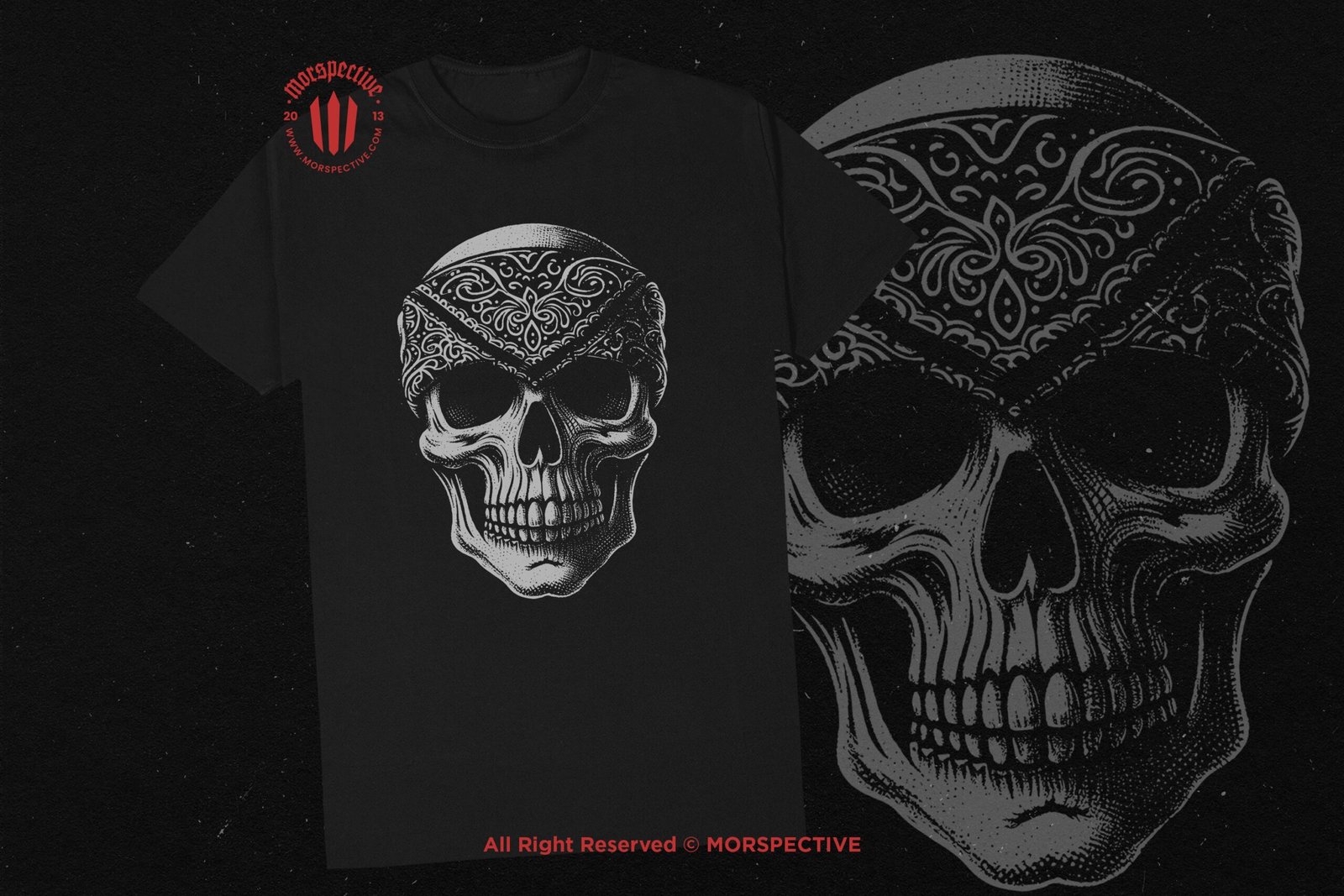 10 Bundle Dark Art Skull Bandana 2 10 Bundle Dark Art Skull Bandana - Image 2
