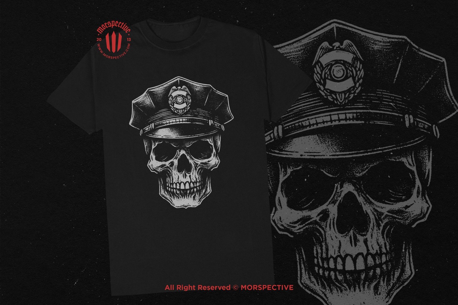 10 Bundle Dark Art Police Skull 2 10 Bundle Dark Art Police Skull - Image 2