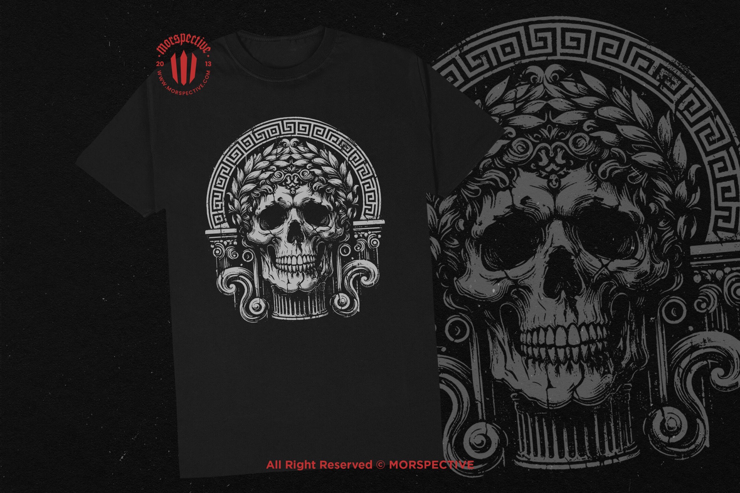10 Bundle Dark Art Roman Skull - Image 2