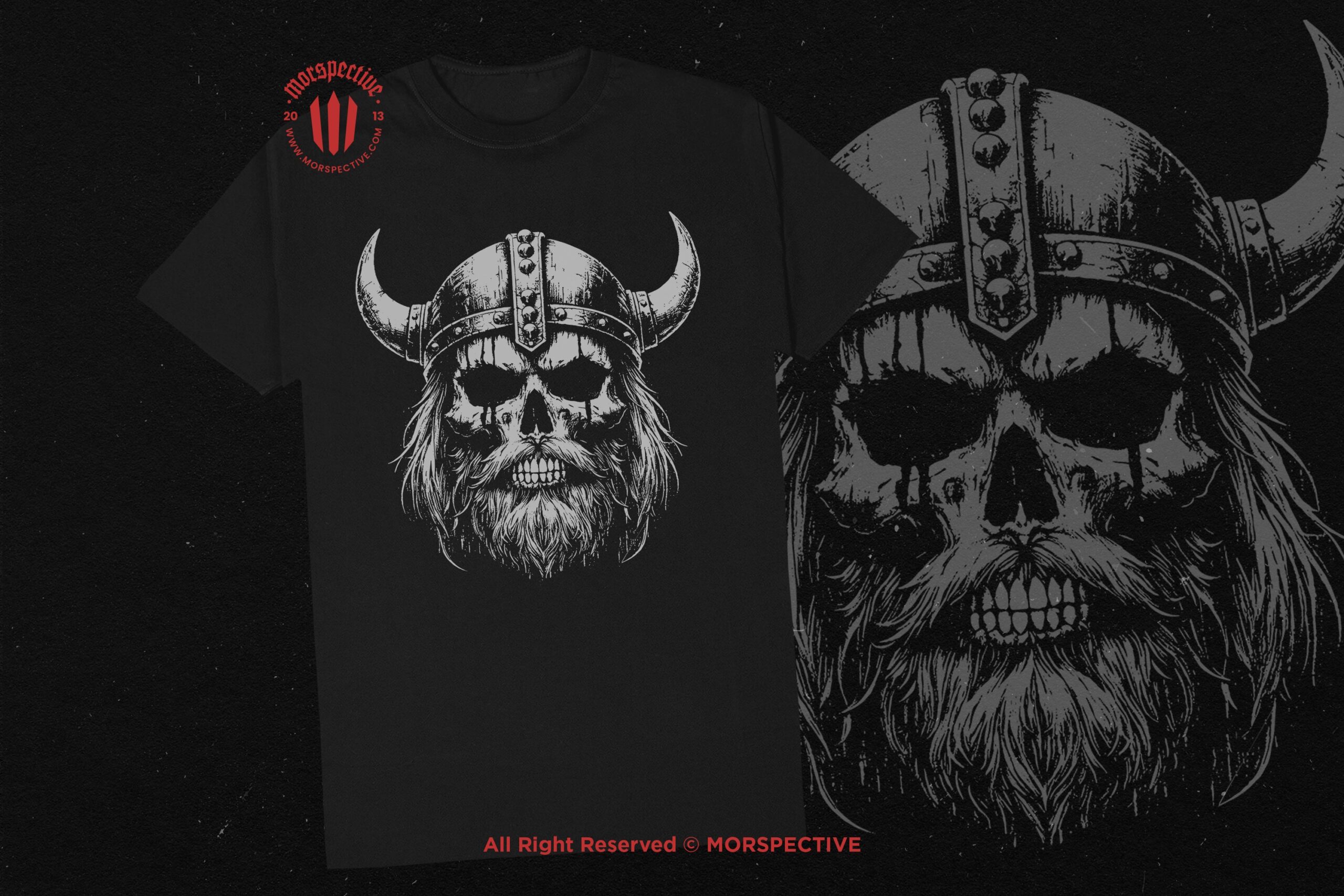 10 Bundle Dark Art Viking Skull - Image 2