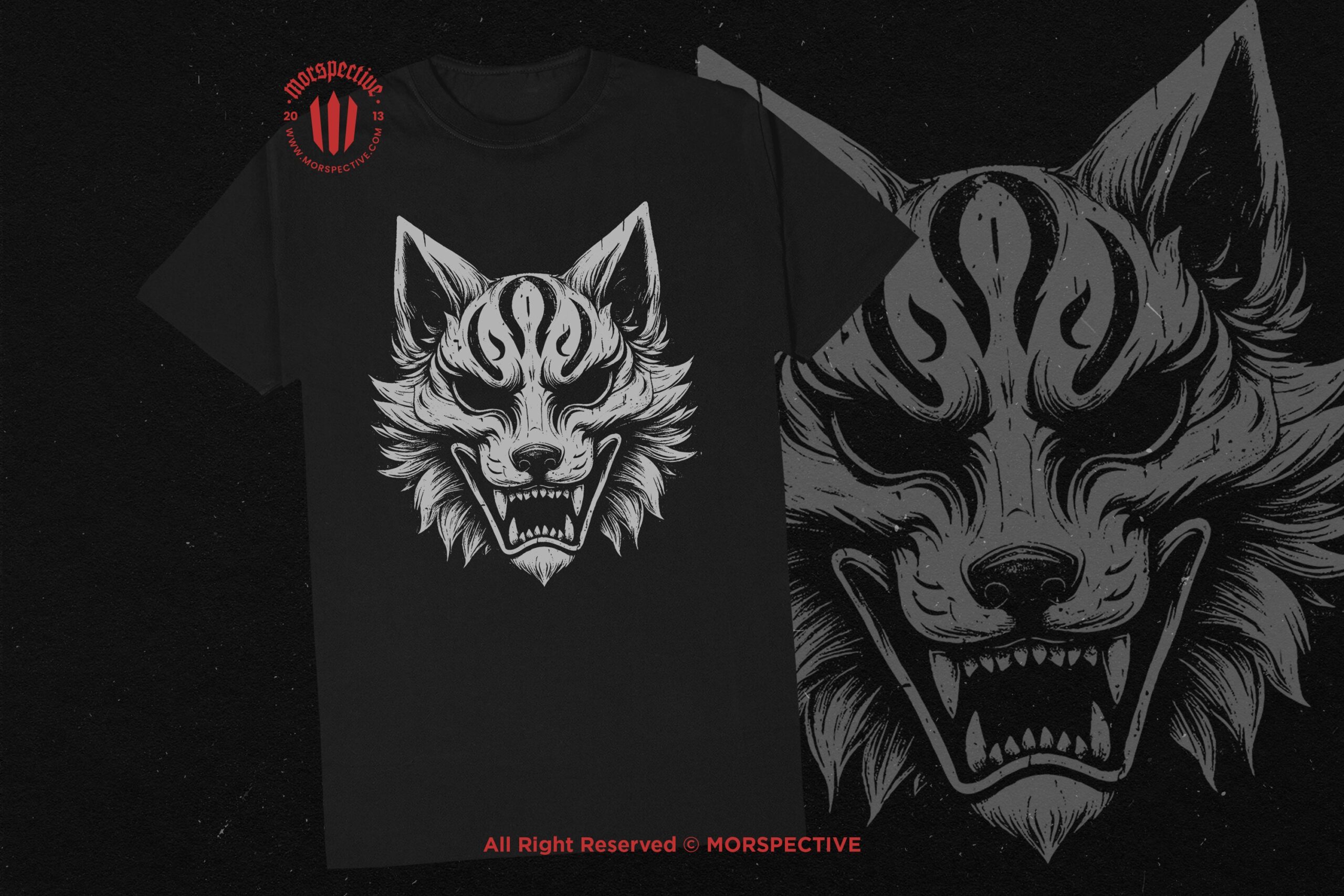 10 Bundle Dark Art Kitsune Mask 2 10 Bundle Dark Art Kitsune Mask - Image 2