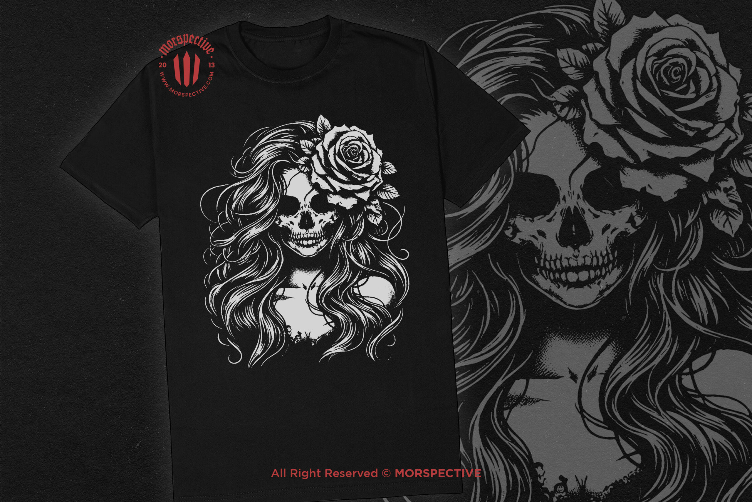 10 Bundle Dark Art Skull Girl - Image 2