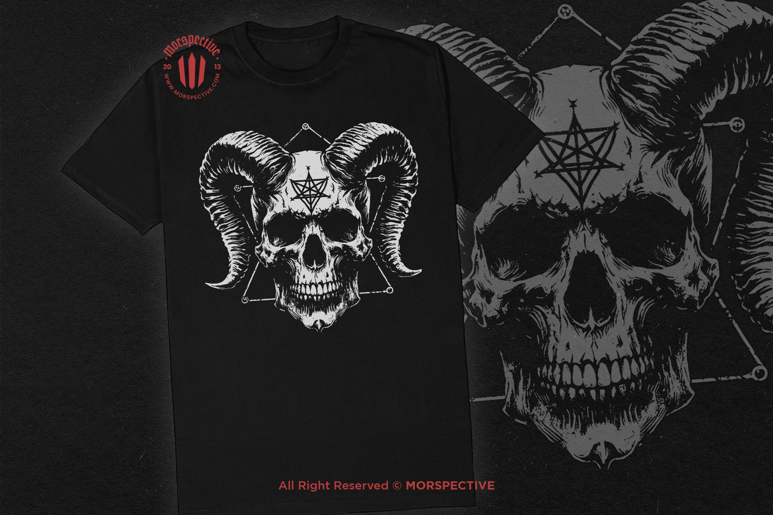 10 Bundle Dark Art Skull Demon Horn - Image 2