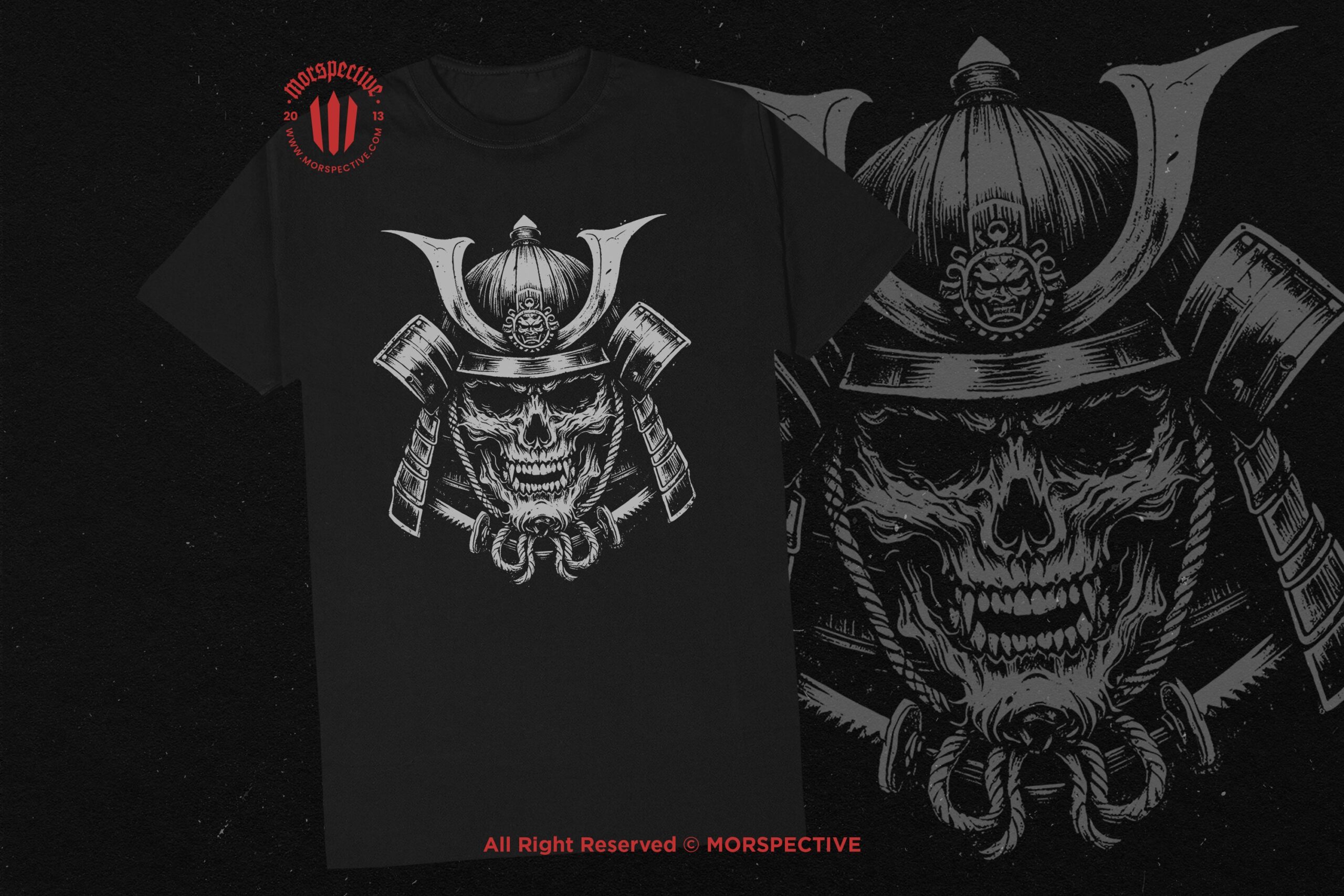 10 Bundle Dark Art Skull Samurai - Image 2