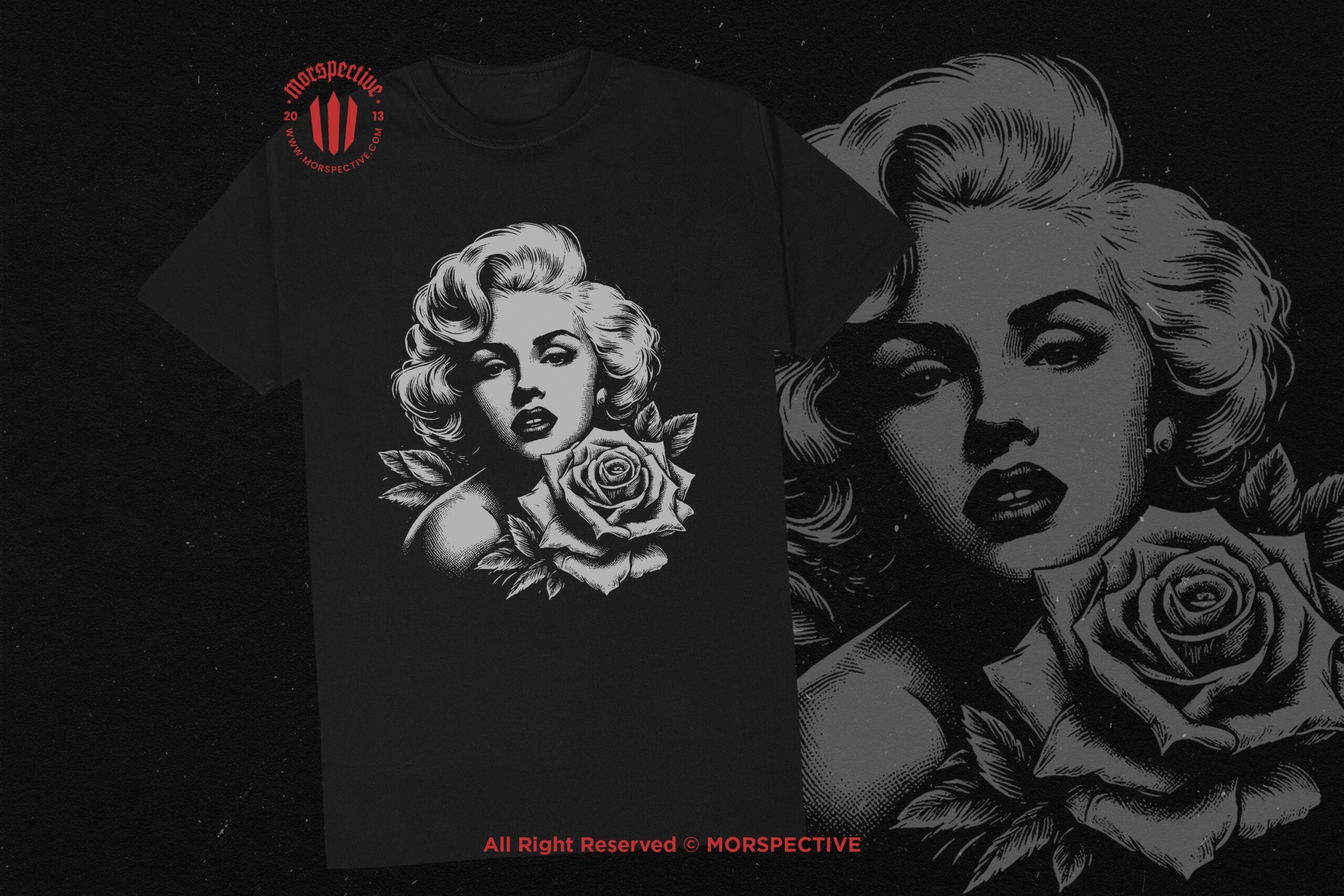 10 Bundle Dark Art Marilyn Face - Image 2