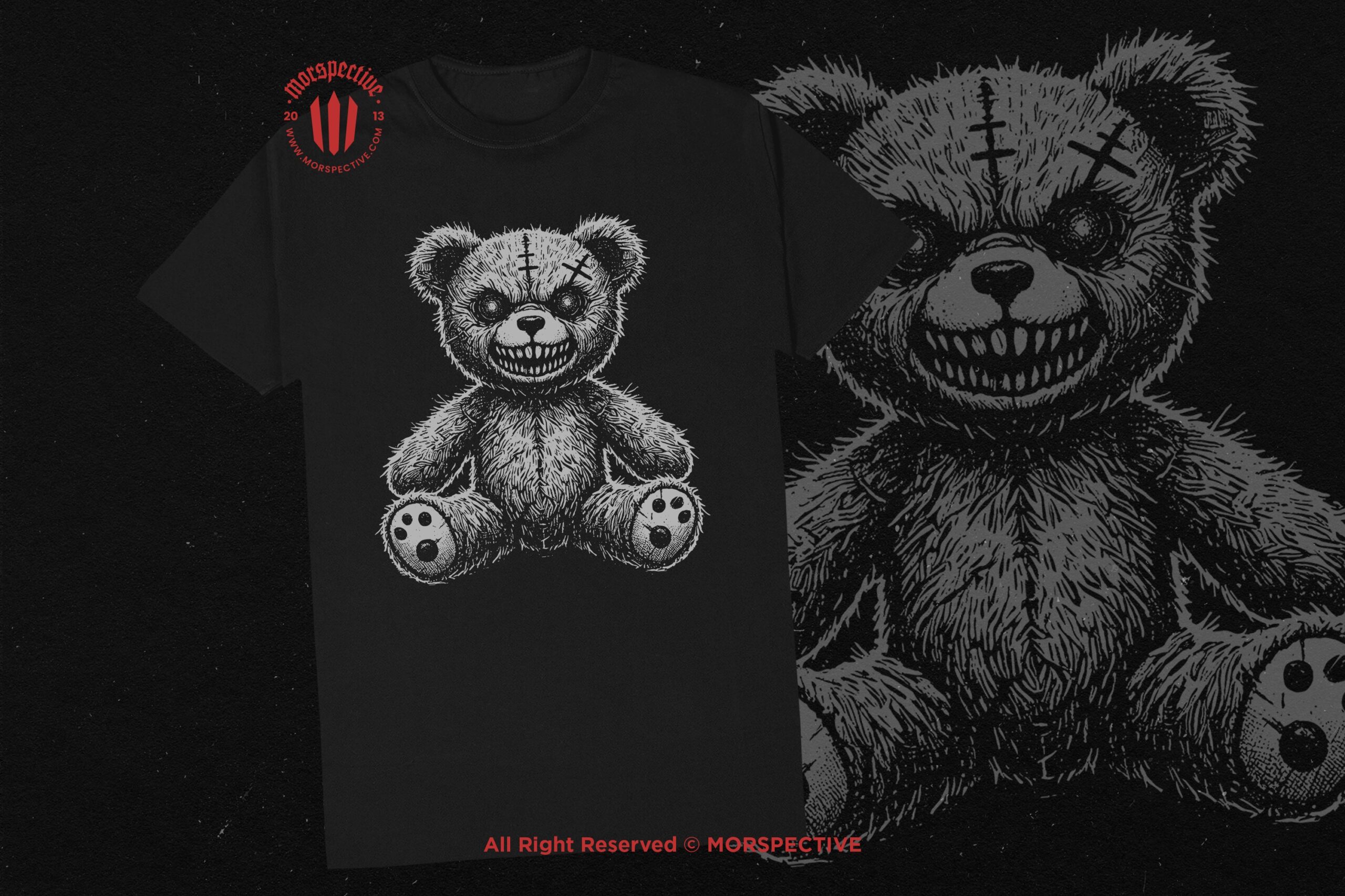 10 Bundle Dark Art Bear Doll - Image 2