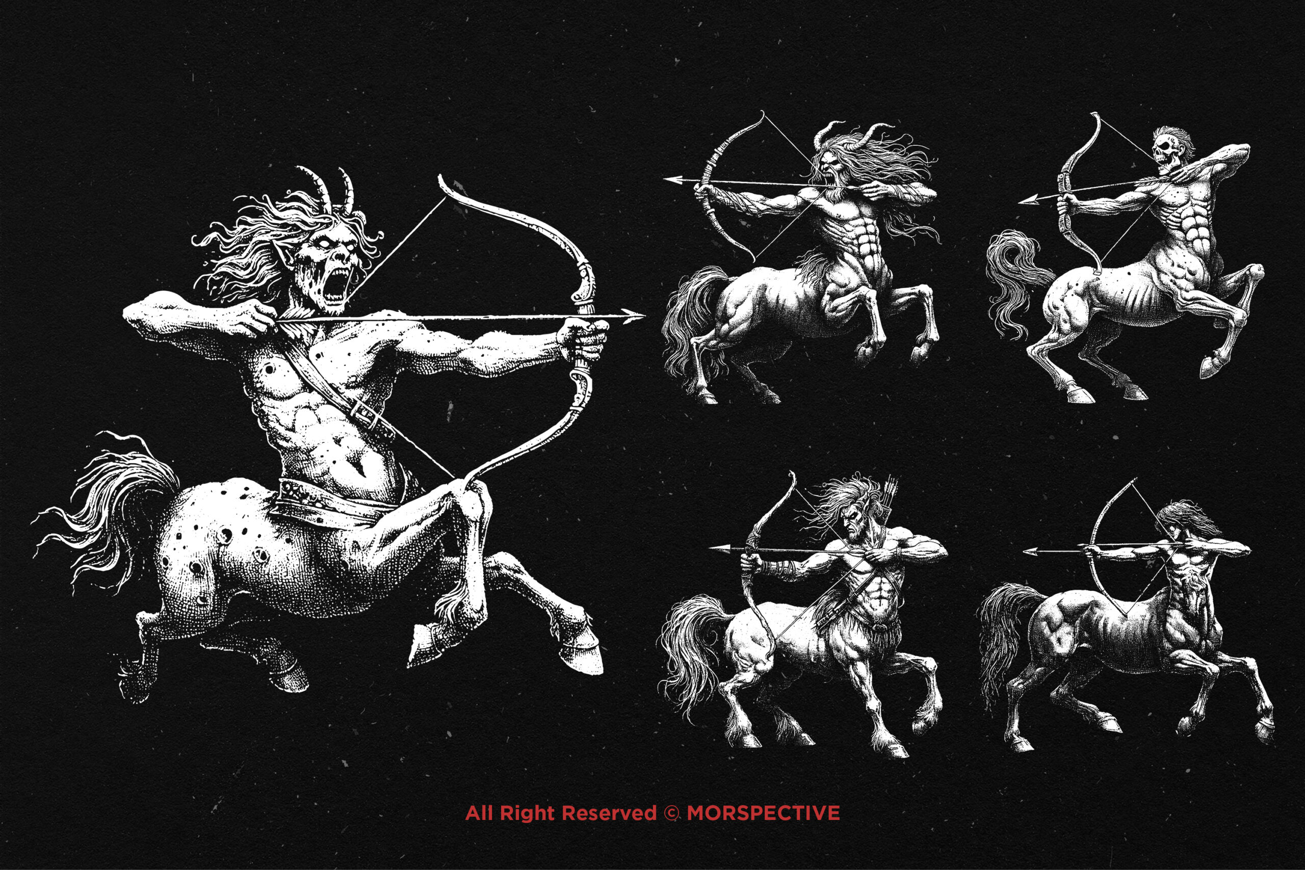 10 Bundle Dark Art Sagittarius - Image 4