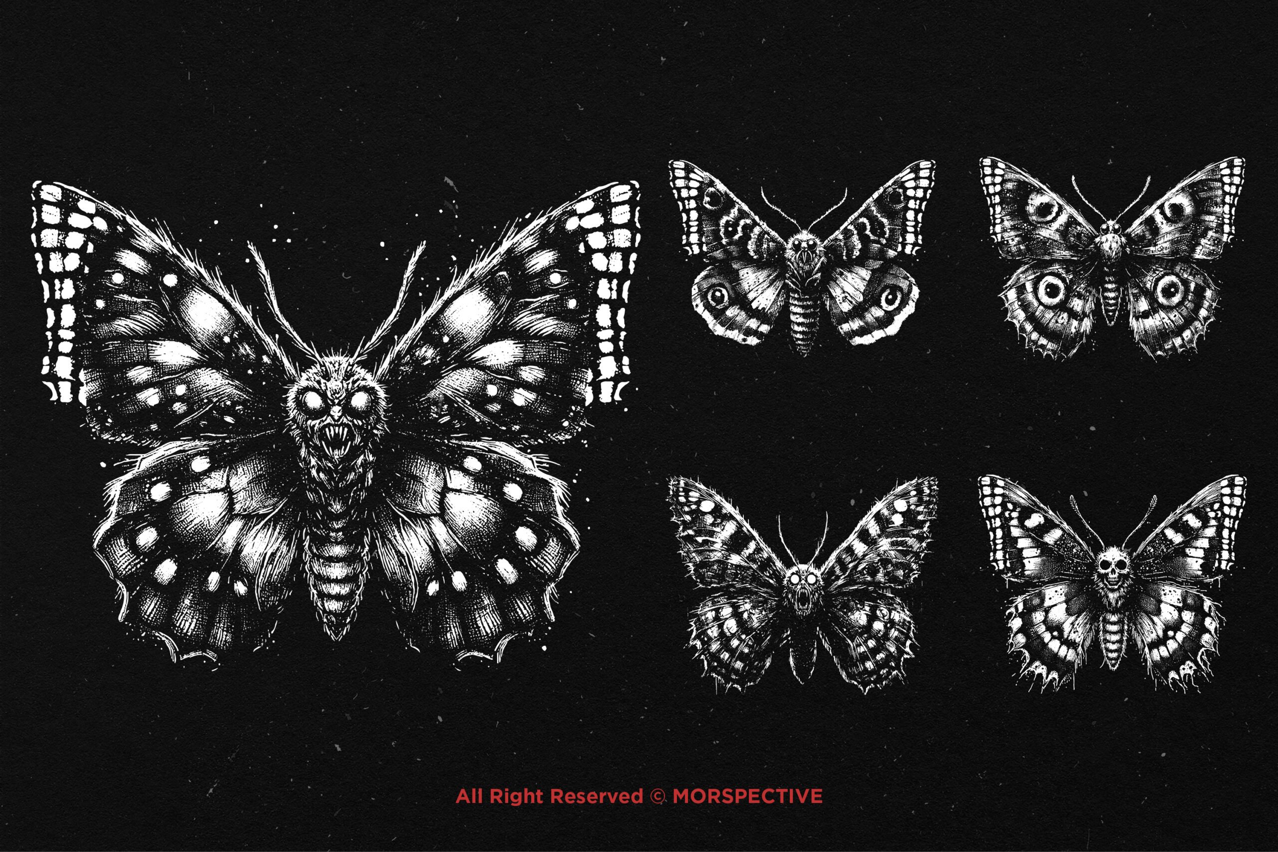 10 Bundle Dark Art Butterfly - Image 4