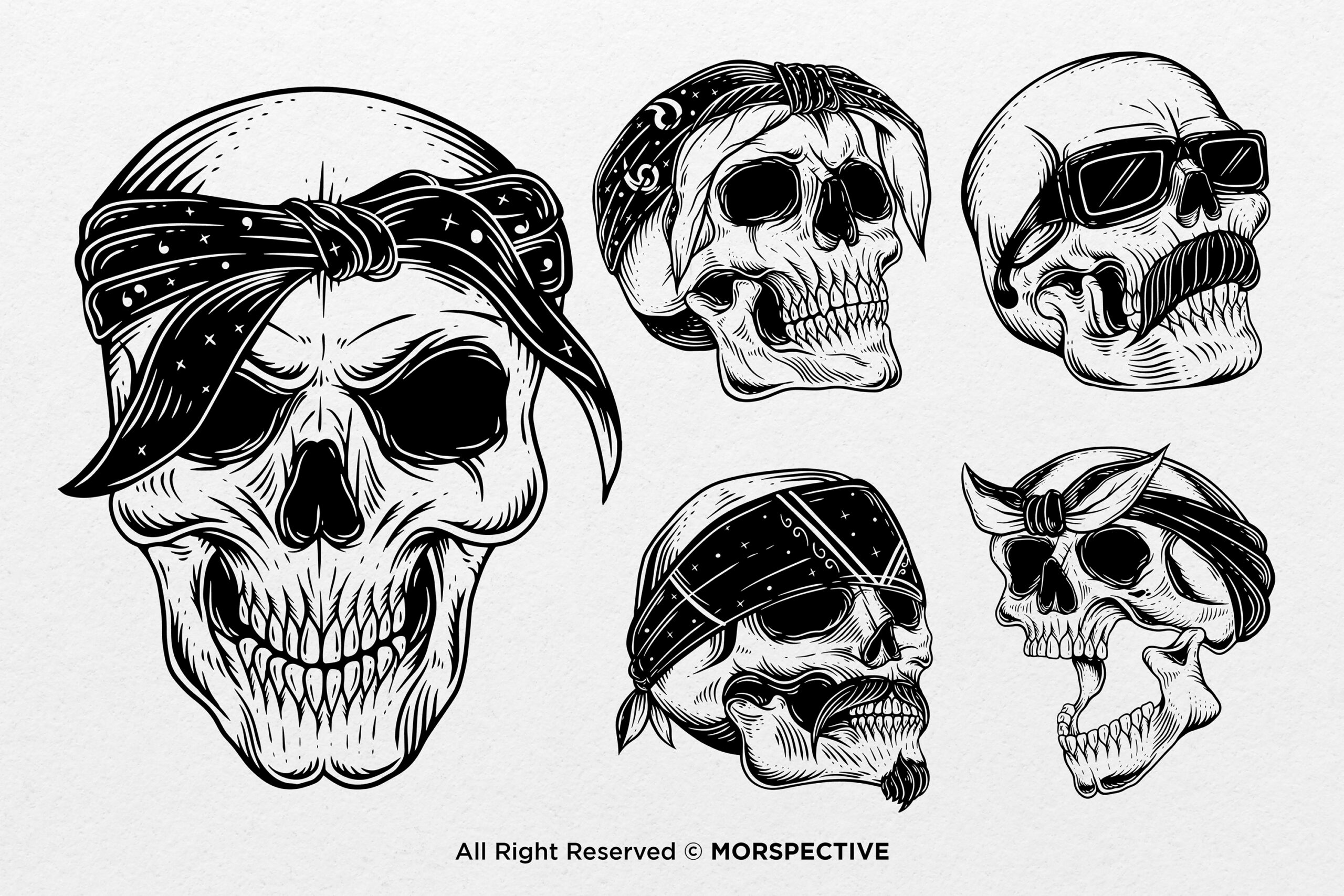 15 Set Bundle Skull Gangster - Image 3