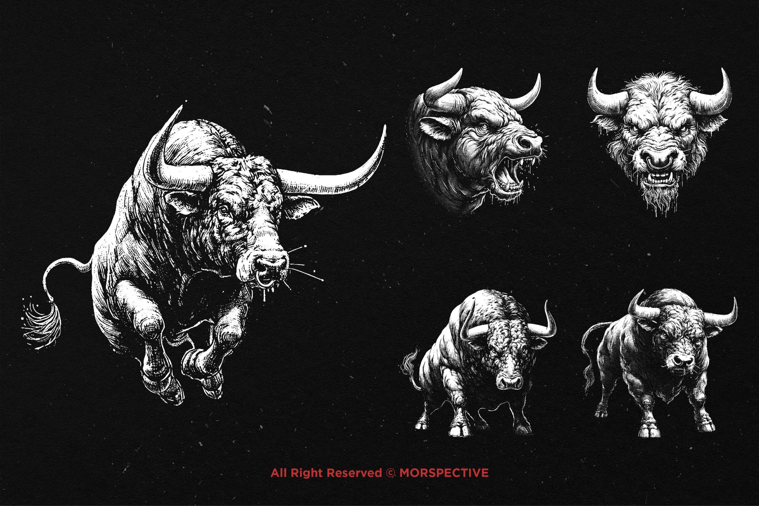 10 Bundle Dark Art Bulls Beast - Image 4
