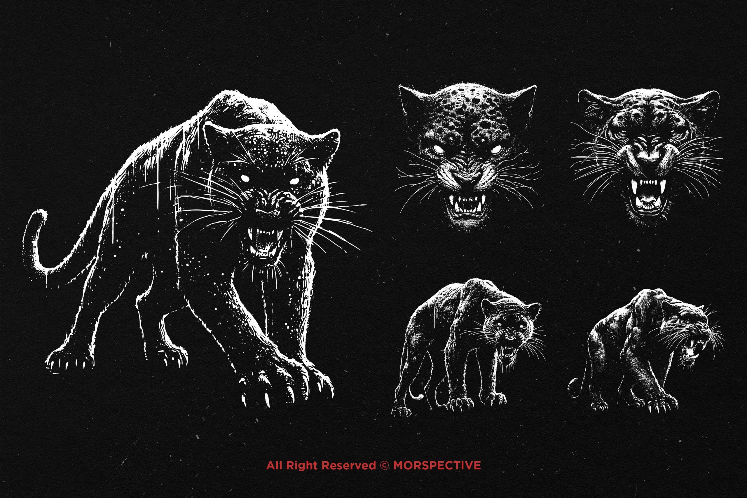 10 Bundle Dark Art Panther Beast - Image 4