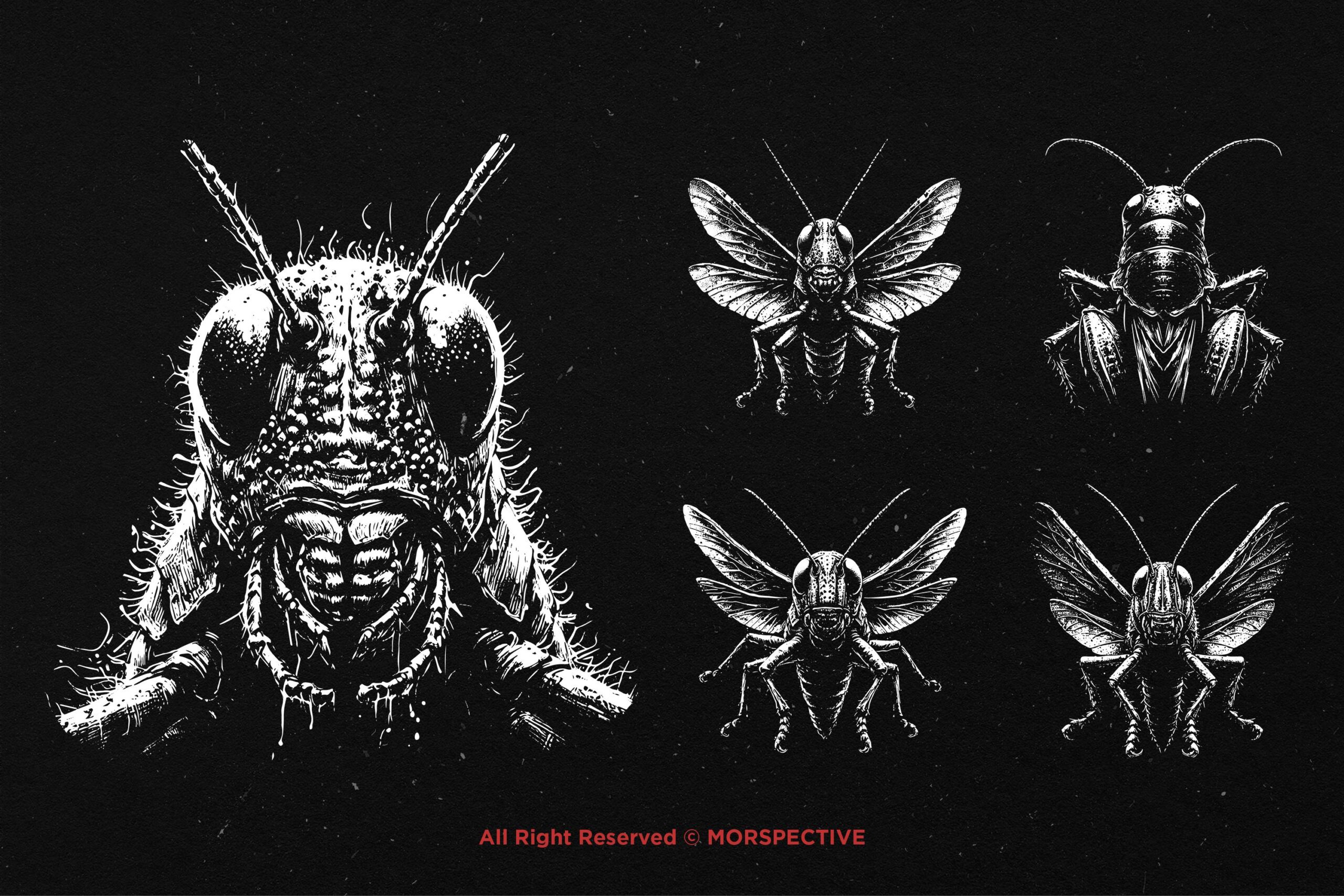 10 Bundle Dark Art Grasshopper - Image 4