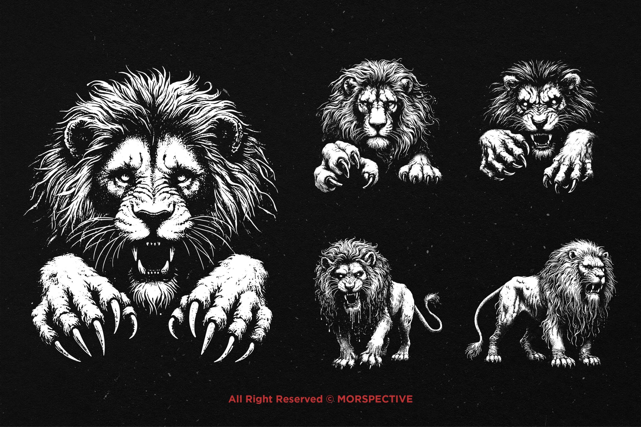10 Bundle Dark Art Leo - Image 4