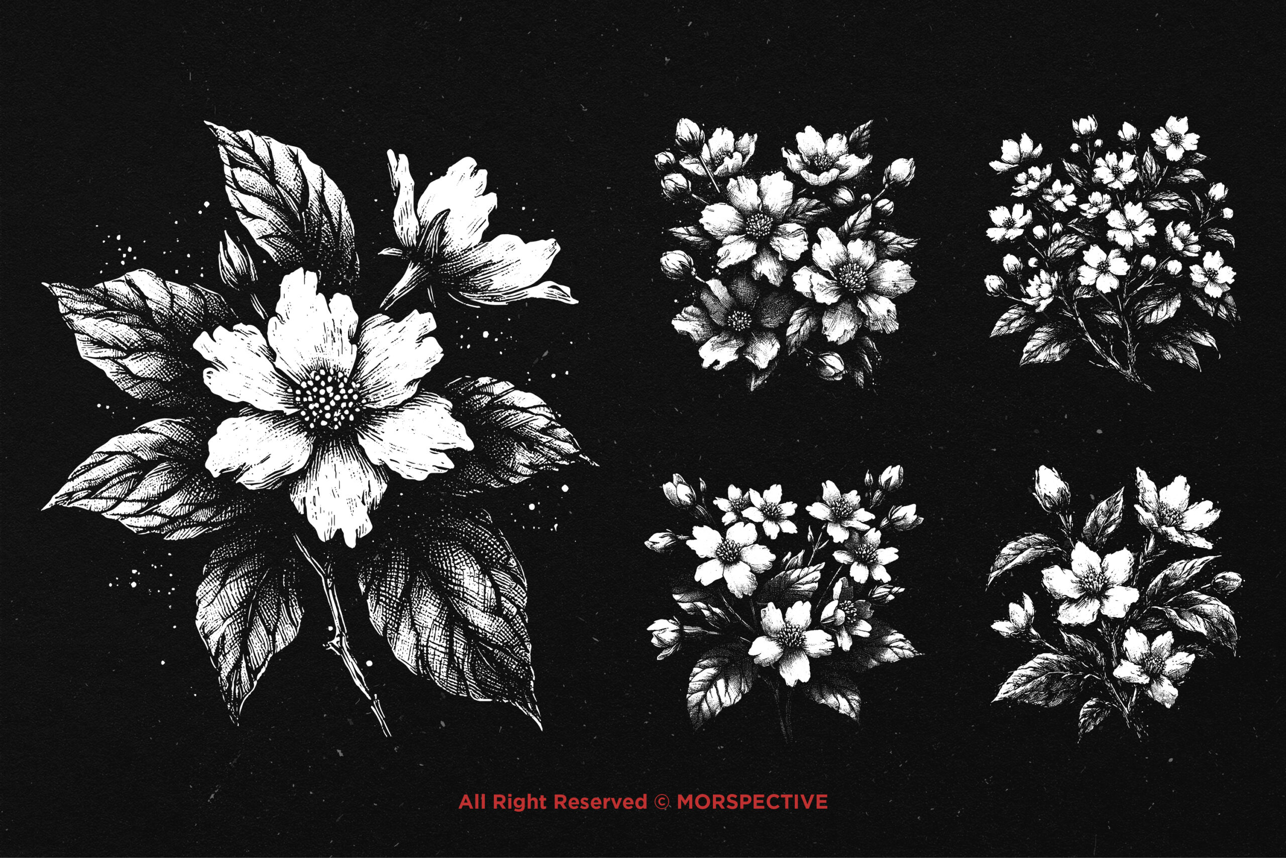 10 Bundle Dark Art Jasmine Flower 4 10 Bundle Dark Art Jasmine Flower - Image 4