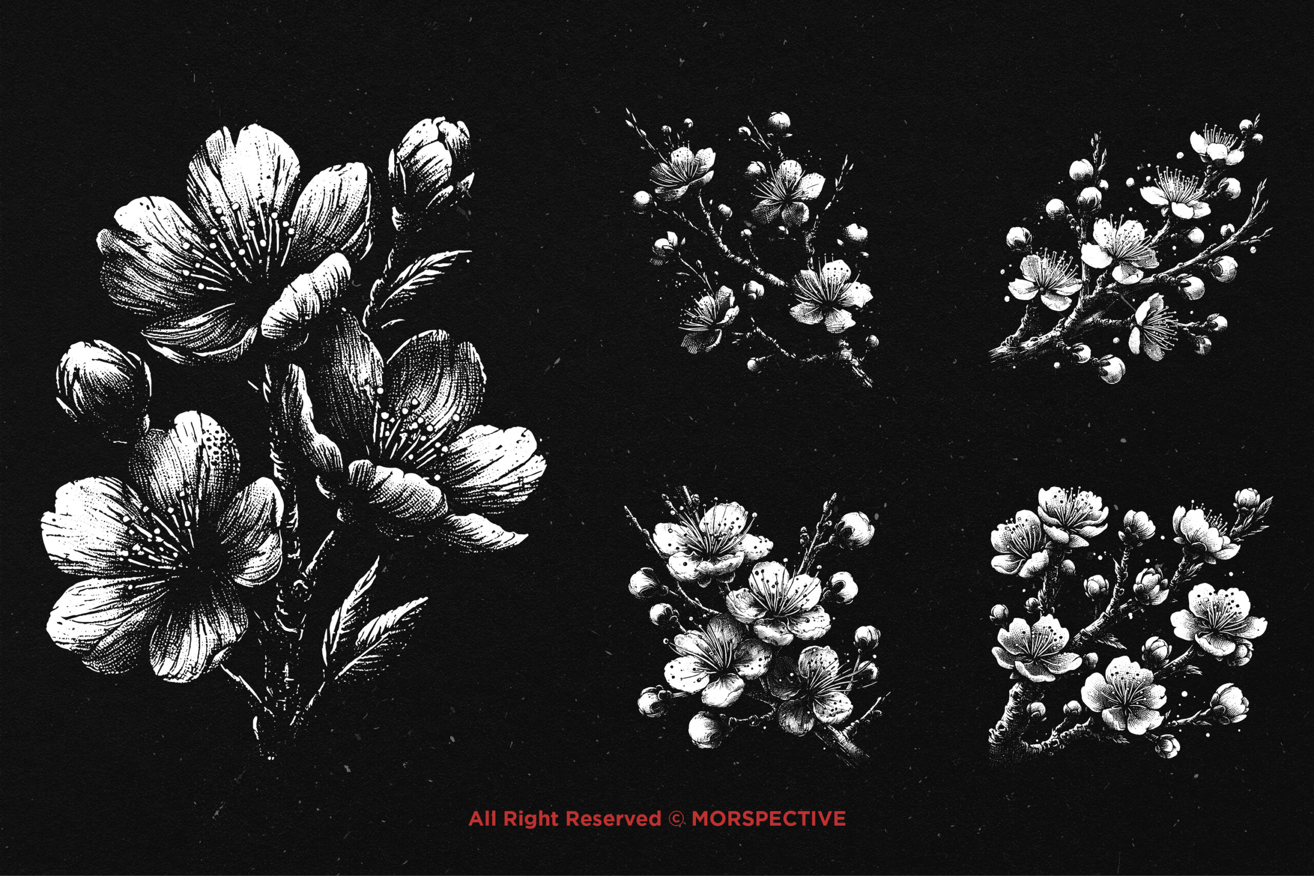 10 Bundle Dark Art Sakura 4 10 Bundle Dark Art Sakura - Image 4