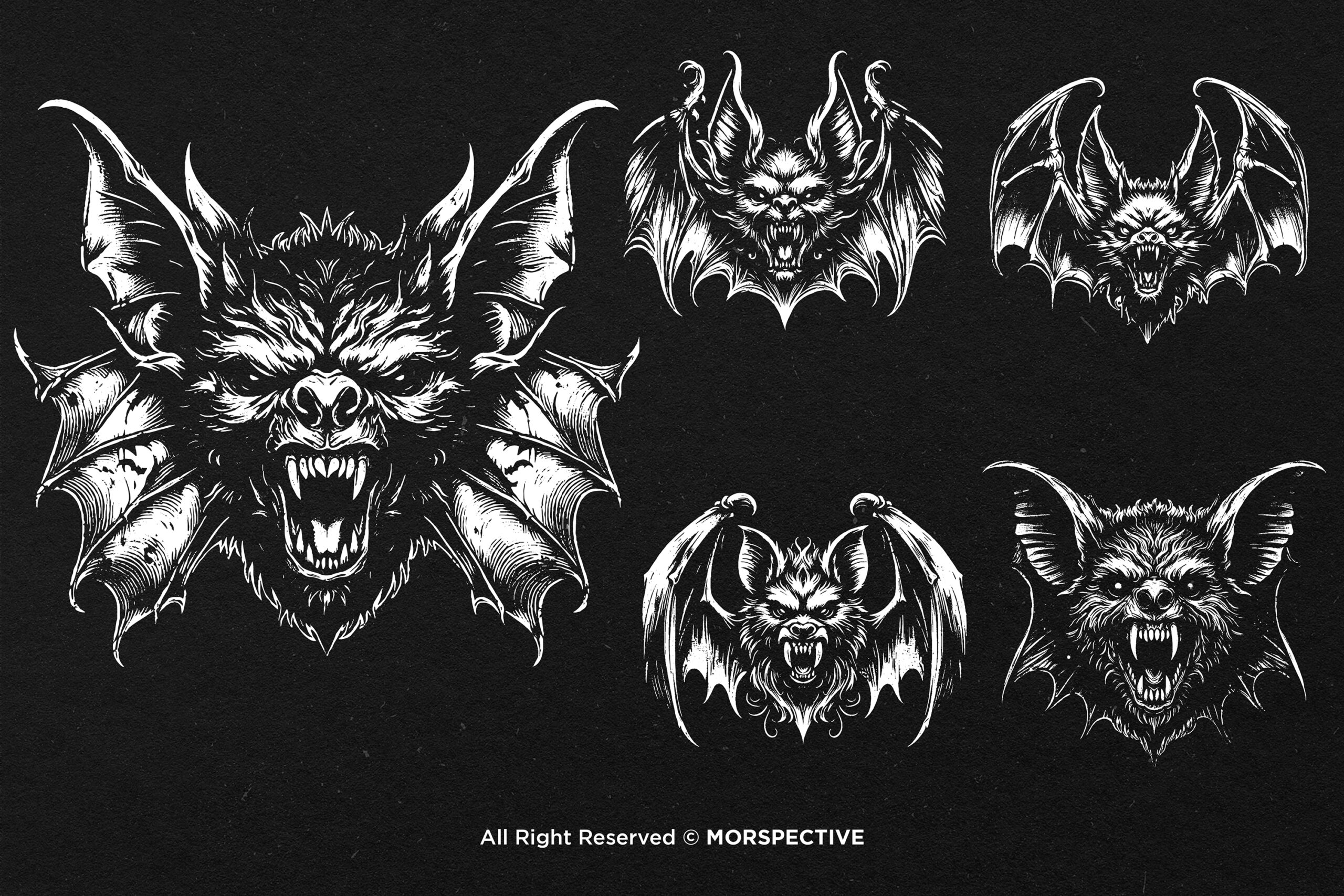 10 Bundle Dark Art Bat Beast - Image 4