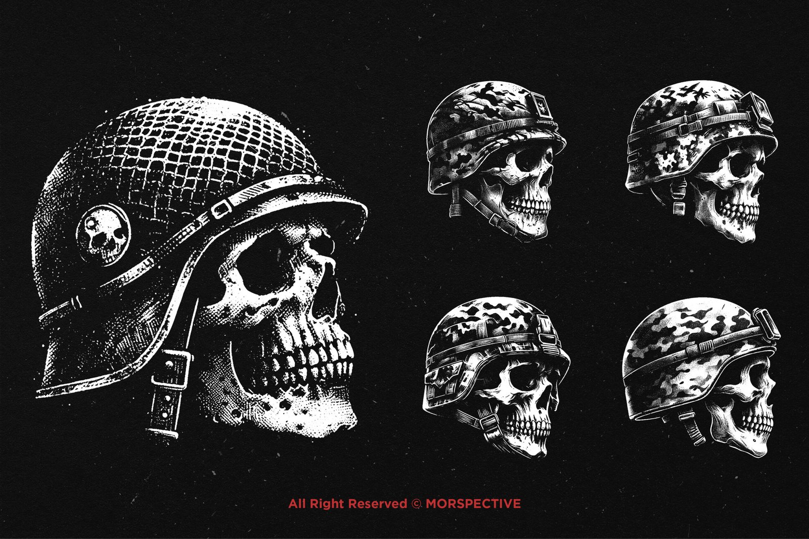 10 Bundle Dark Art Skull Army 4 10 Bundle Dark Art Skull Army - Image 4