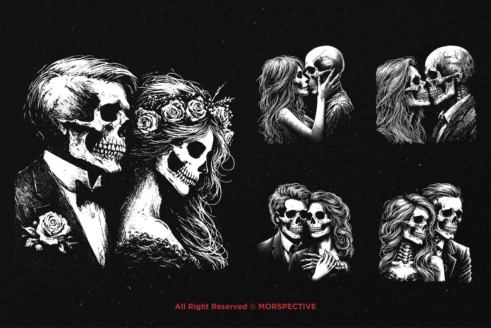 10 Bundle Dark Art Skull Romance 4 10 Bundle Dark Art Skull Romance - Image 4