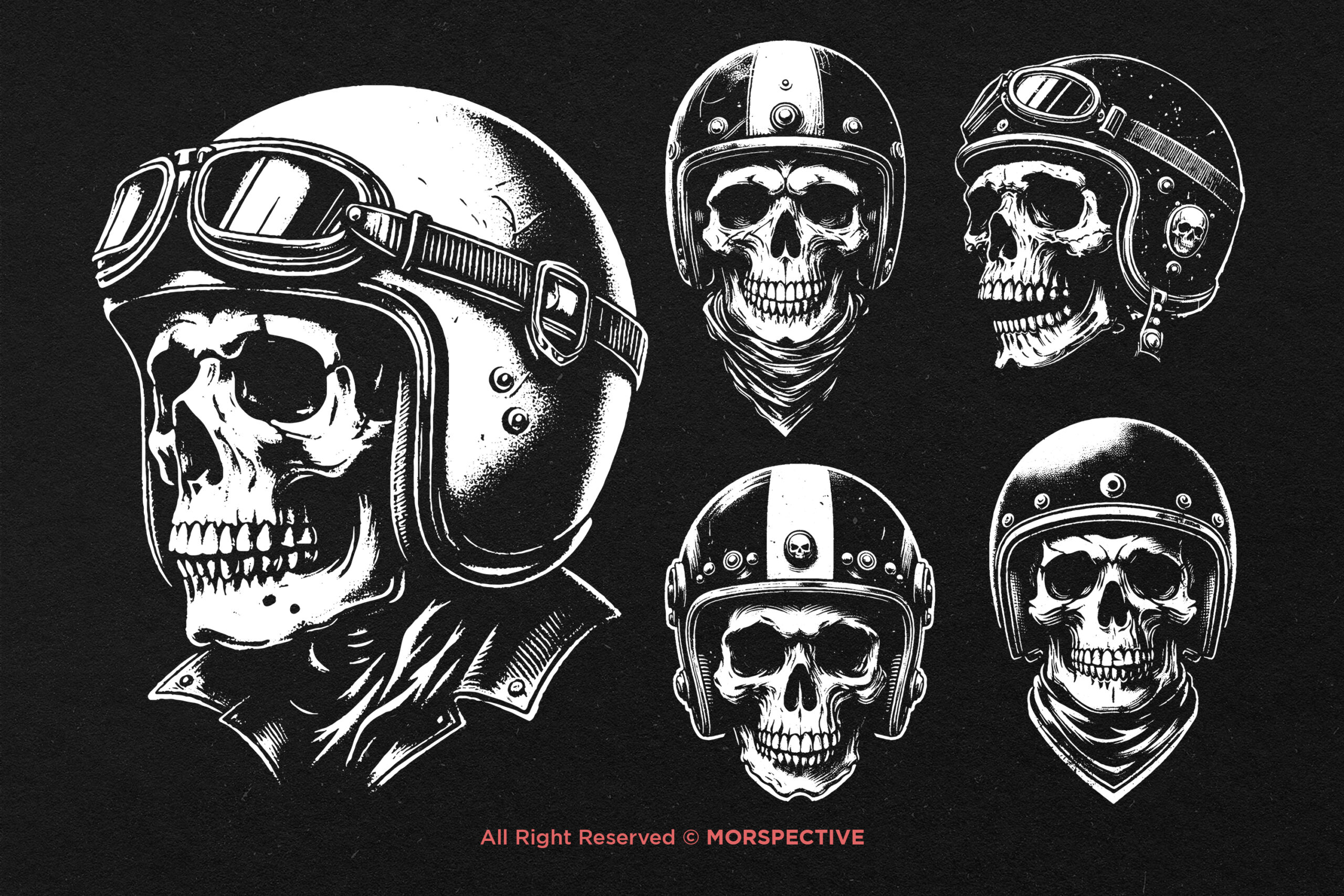 10 Bundle Dark Art Skull Rider - Image 4