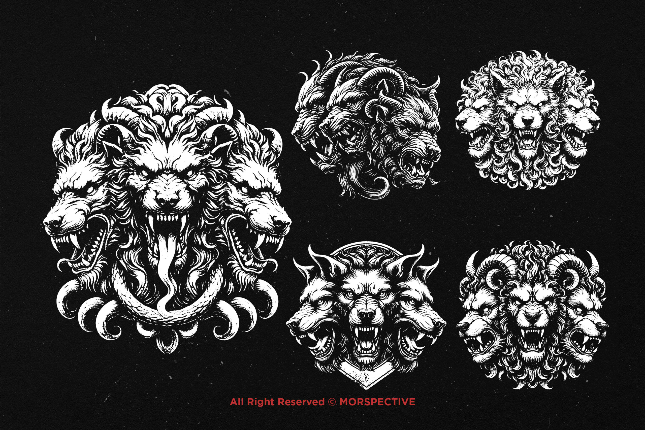 10 Bundle Dark Art Cerberus Mythical - Image 4