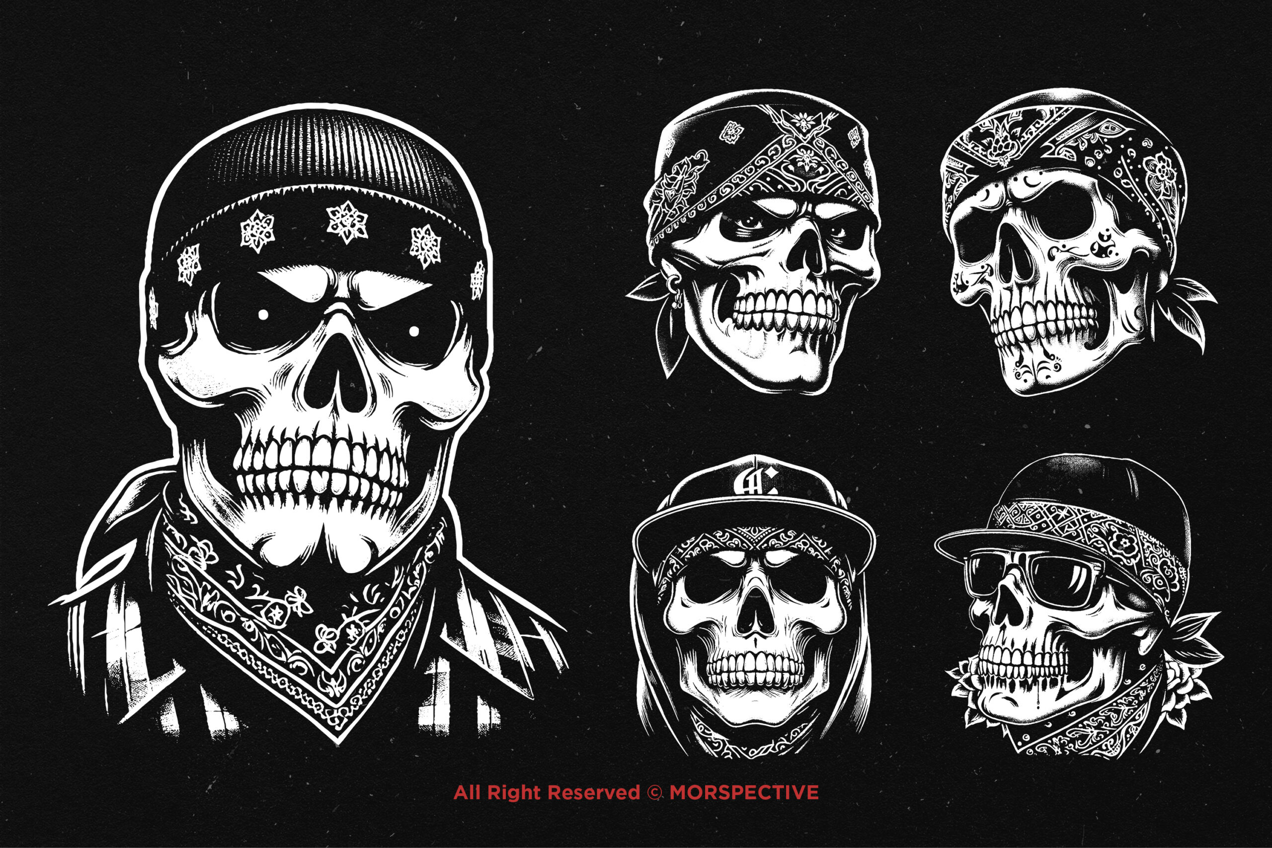 10 Bundle Dark Art Cholo Gangster - Image 3