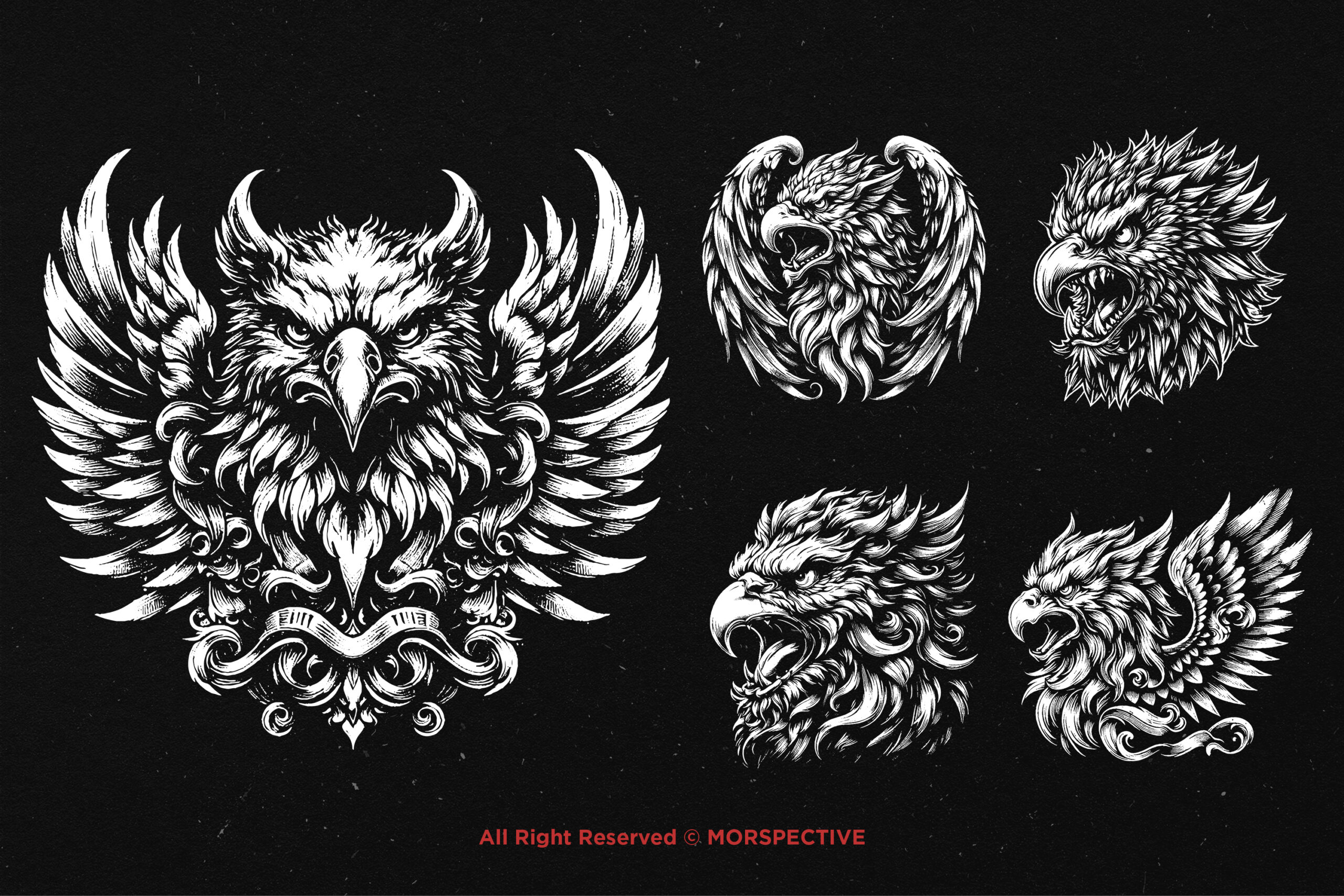 10 Bundle Dark Art Griffin - Image 3