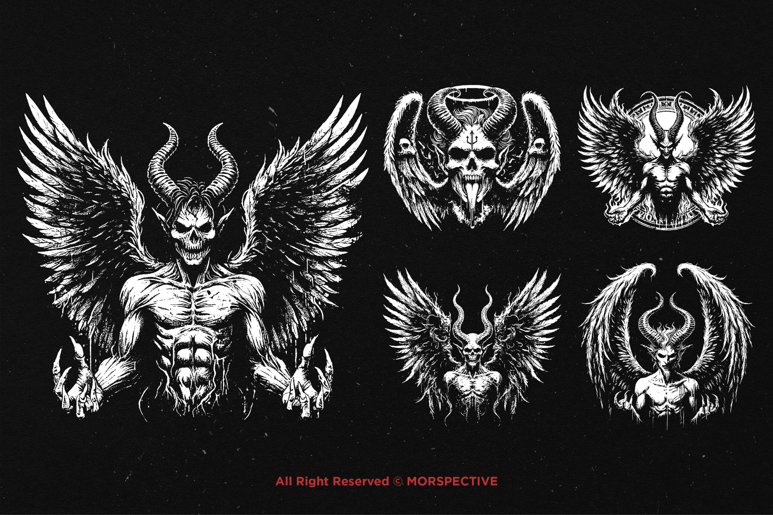 10 Bundle Dark Art Lucifer Angel - Image 3