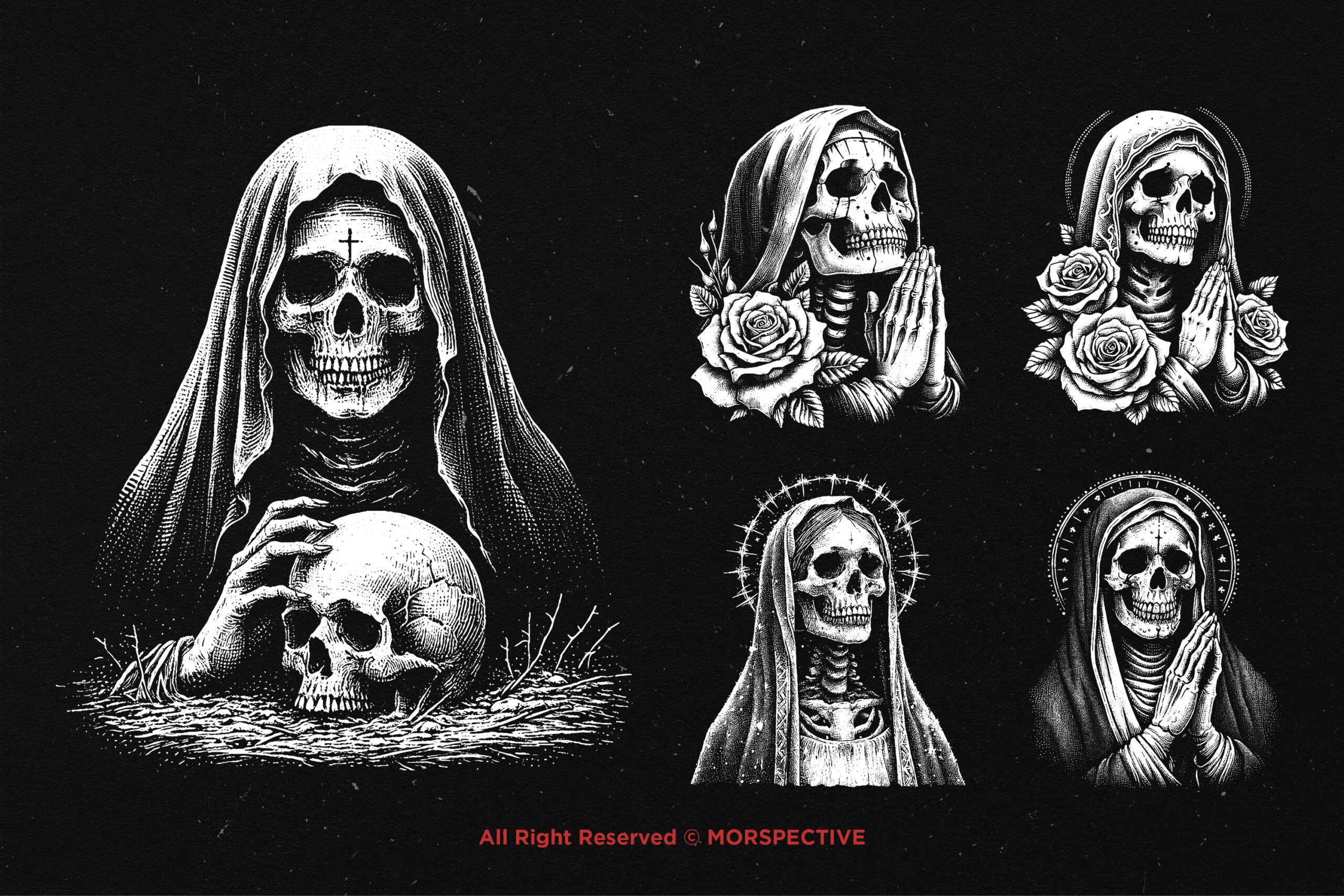 10 Bundle Dark Art Mother Skull 4 10 Bundle Dark Art Mother Skull - Image 4