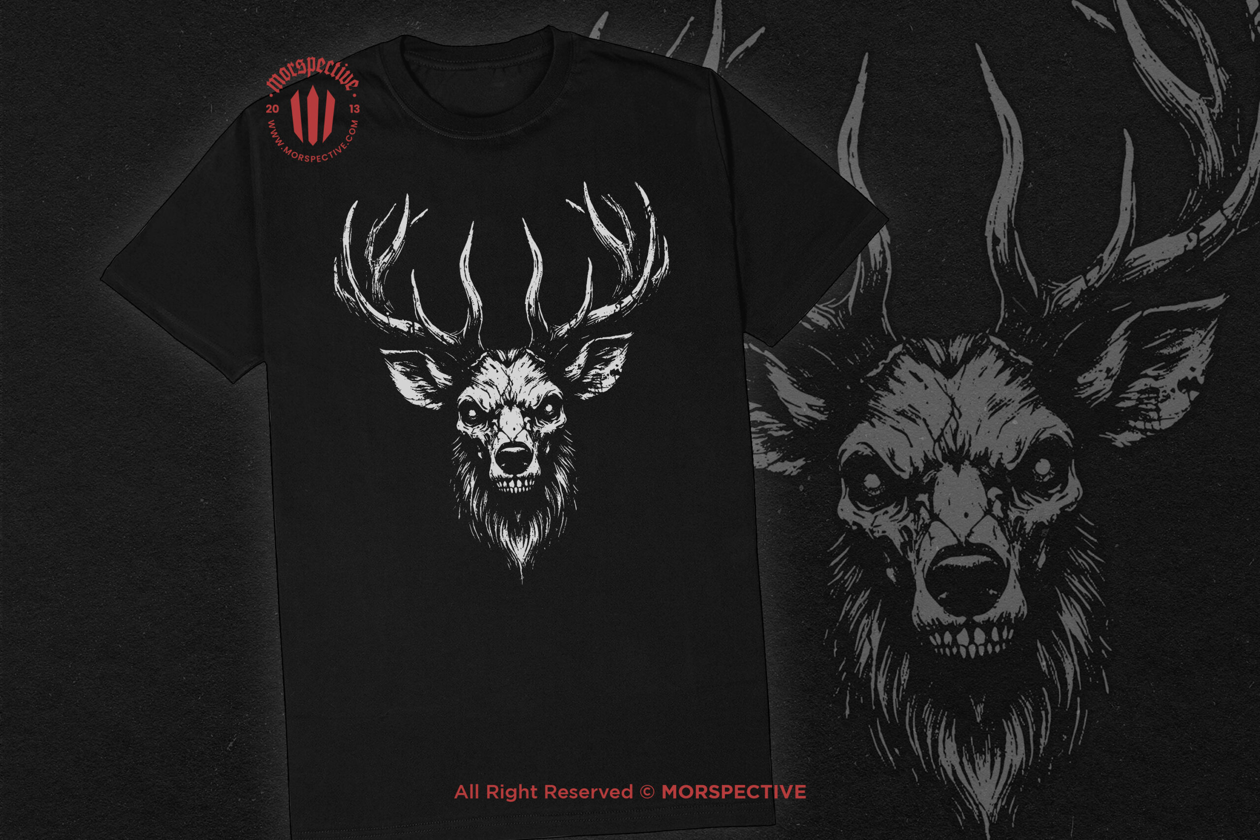 10 Bundle Dark Art Deer Stag Beast - Image 3