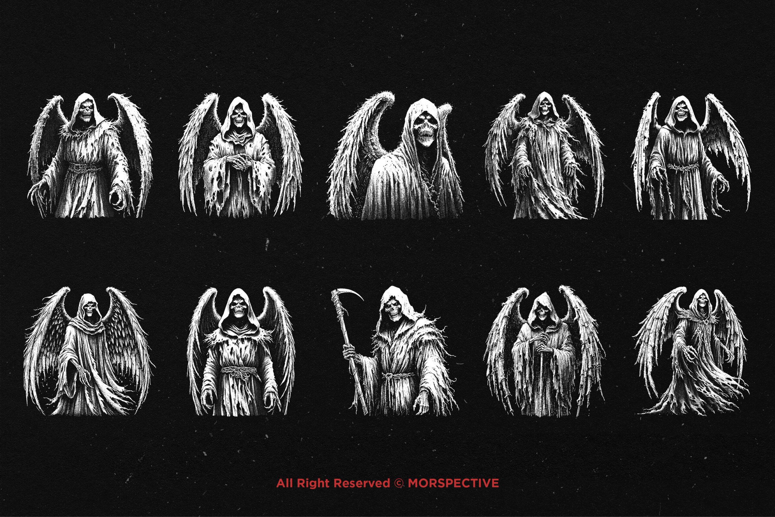 10 Bundle Dark Art Nazgul Angel - Image 5