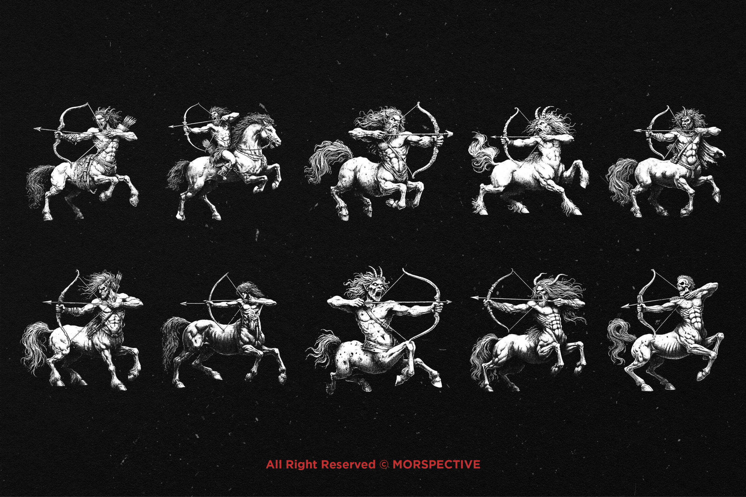 10 Bundle Dark Art Sagittarius - Image 5