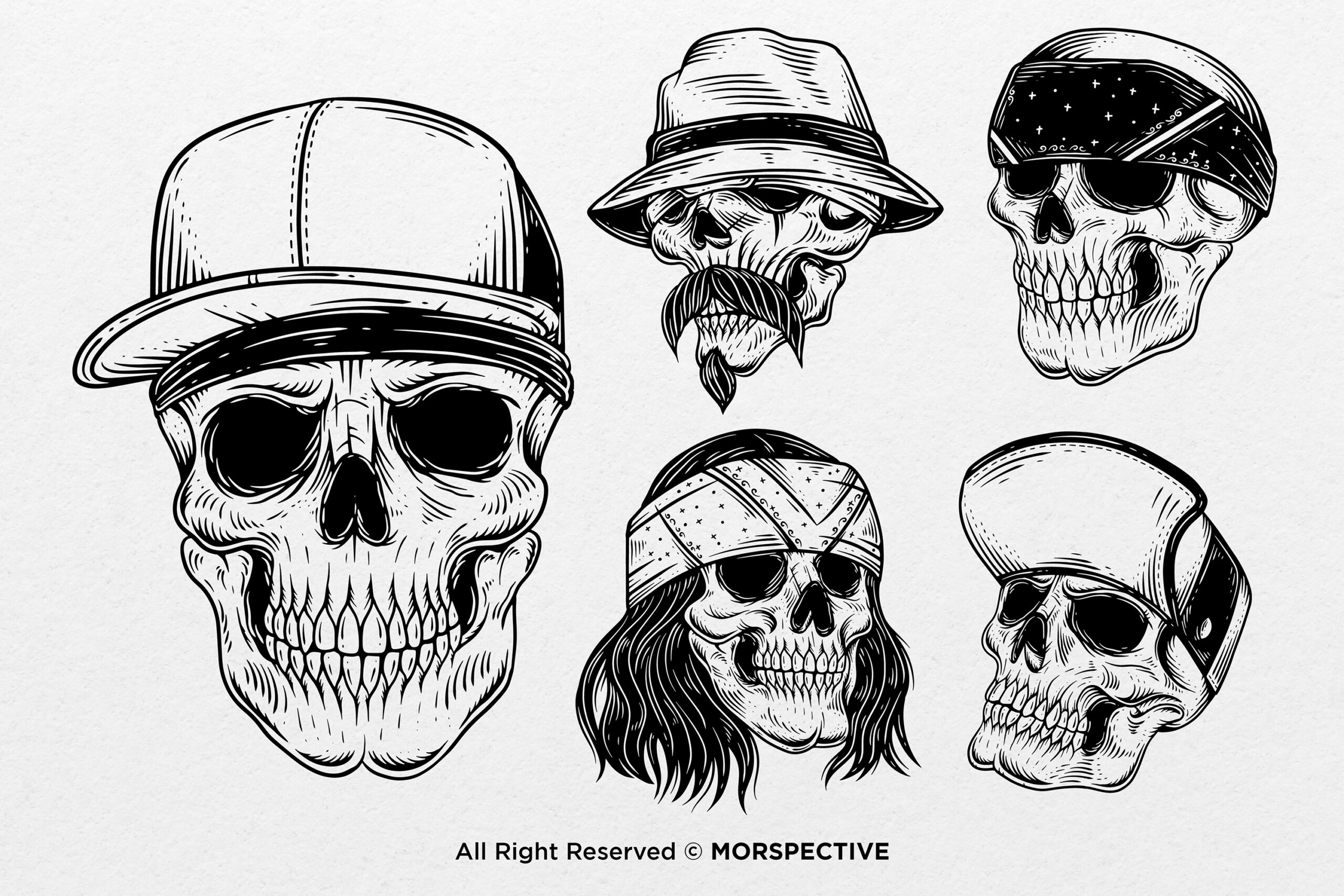15 Set Bundle Skull Gangster - Image 4