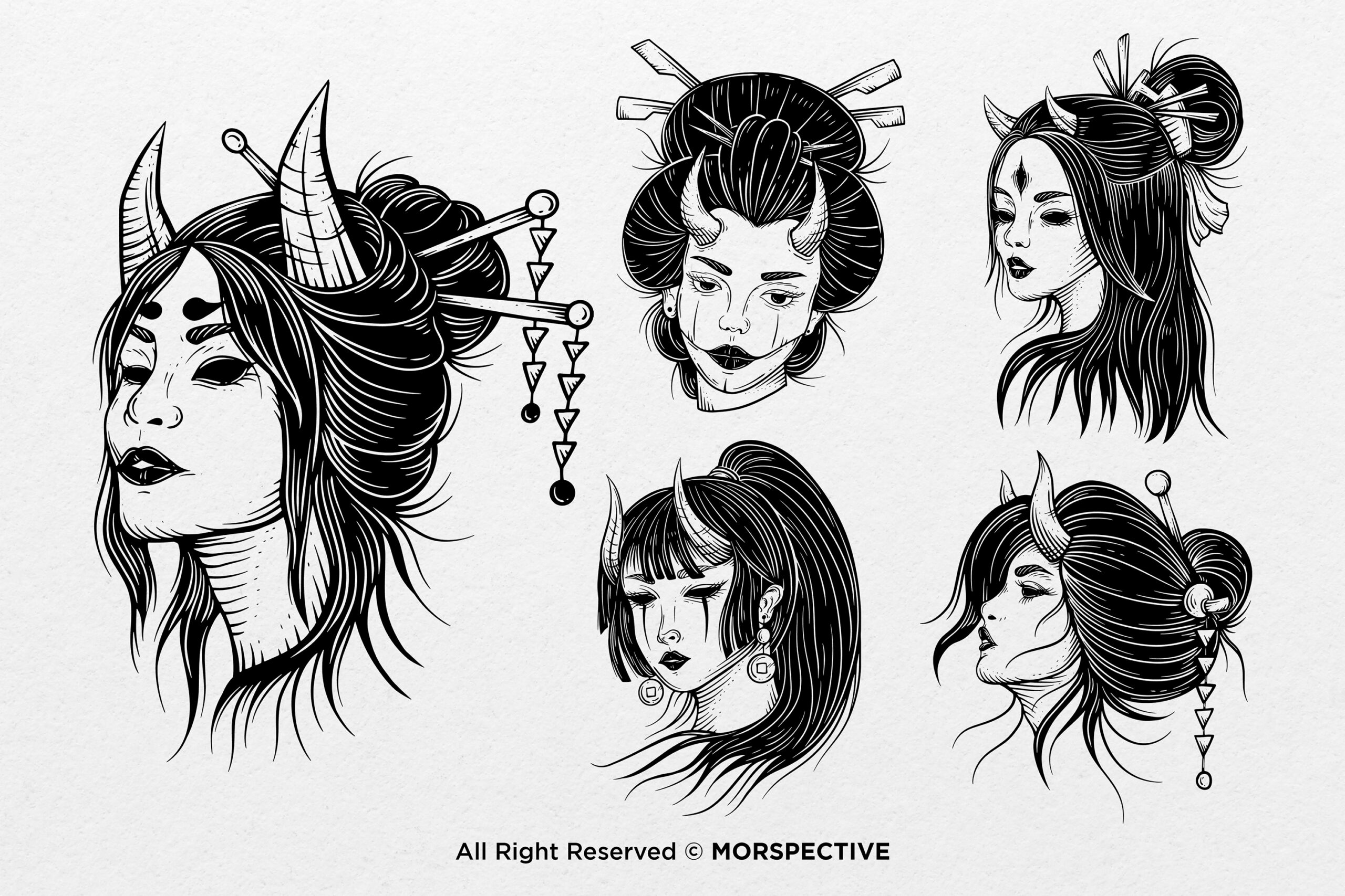 15 Bundle Japanese Girl Geisha - Image 4