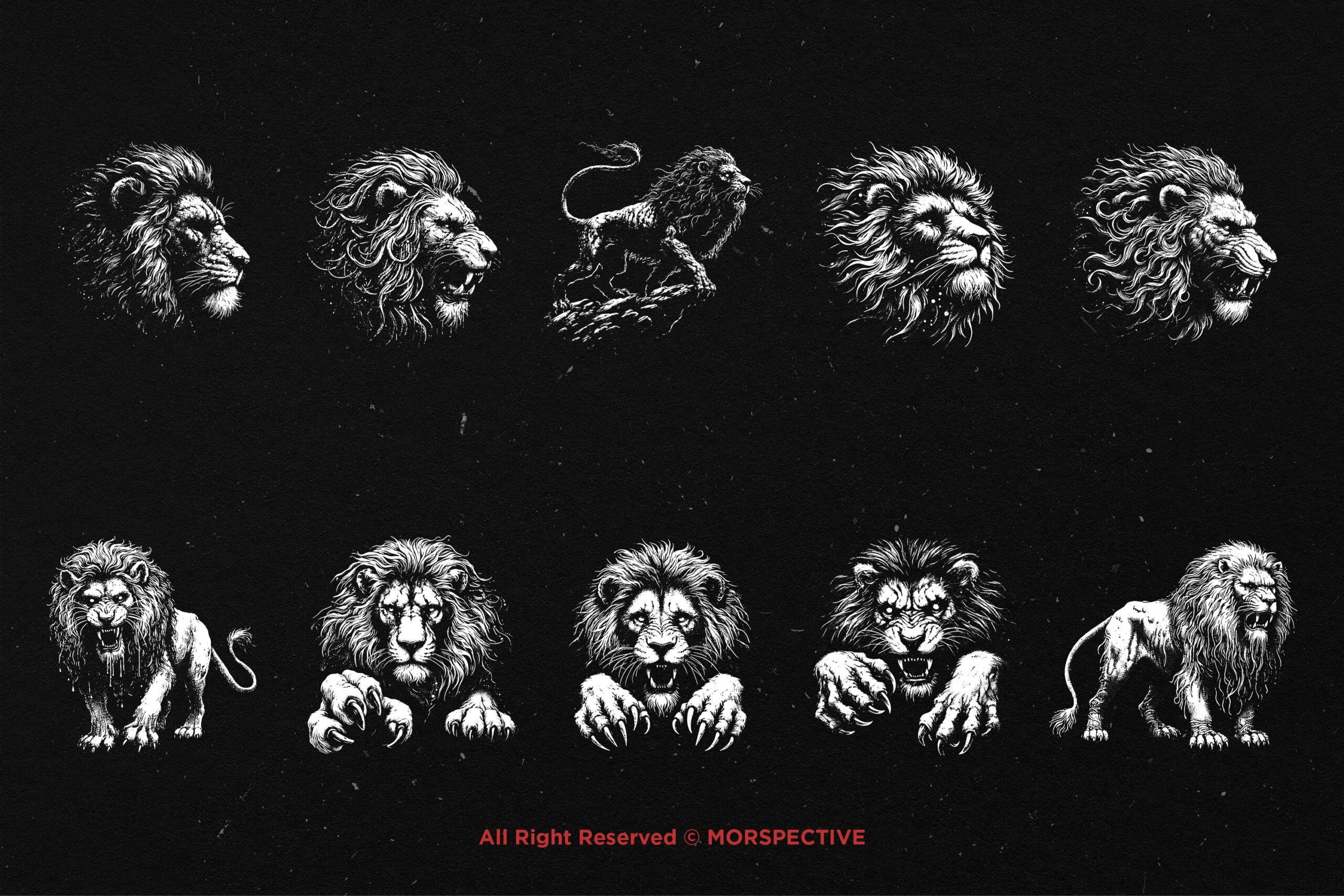 10 Bundle Dark Art Leo - Image 5