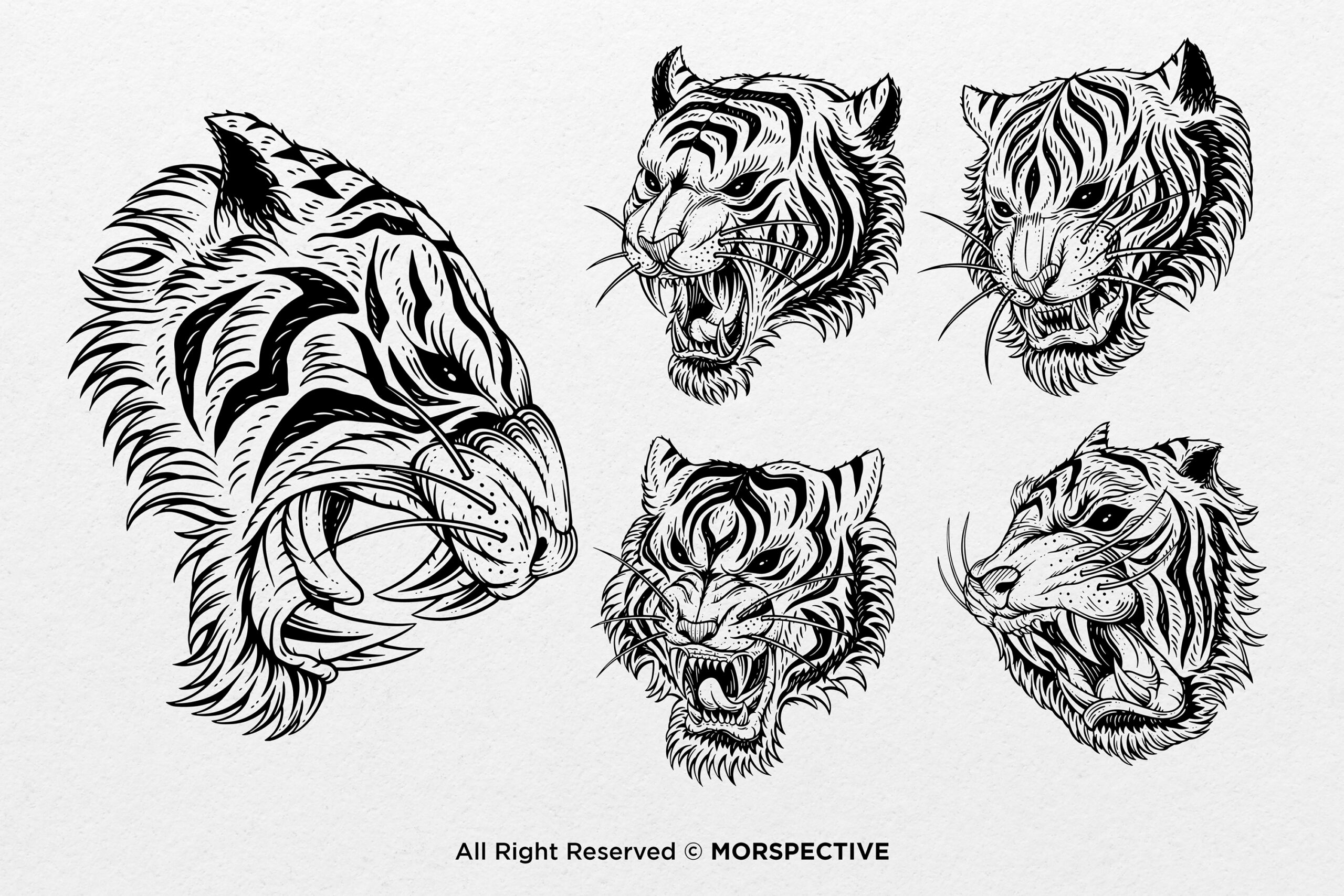 15 Bundle Dark Tiger Animal Beast - Image 4