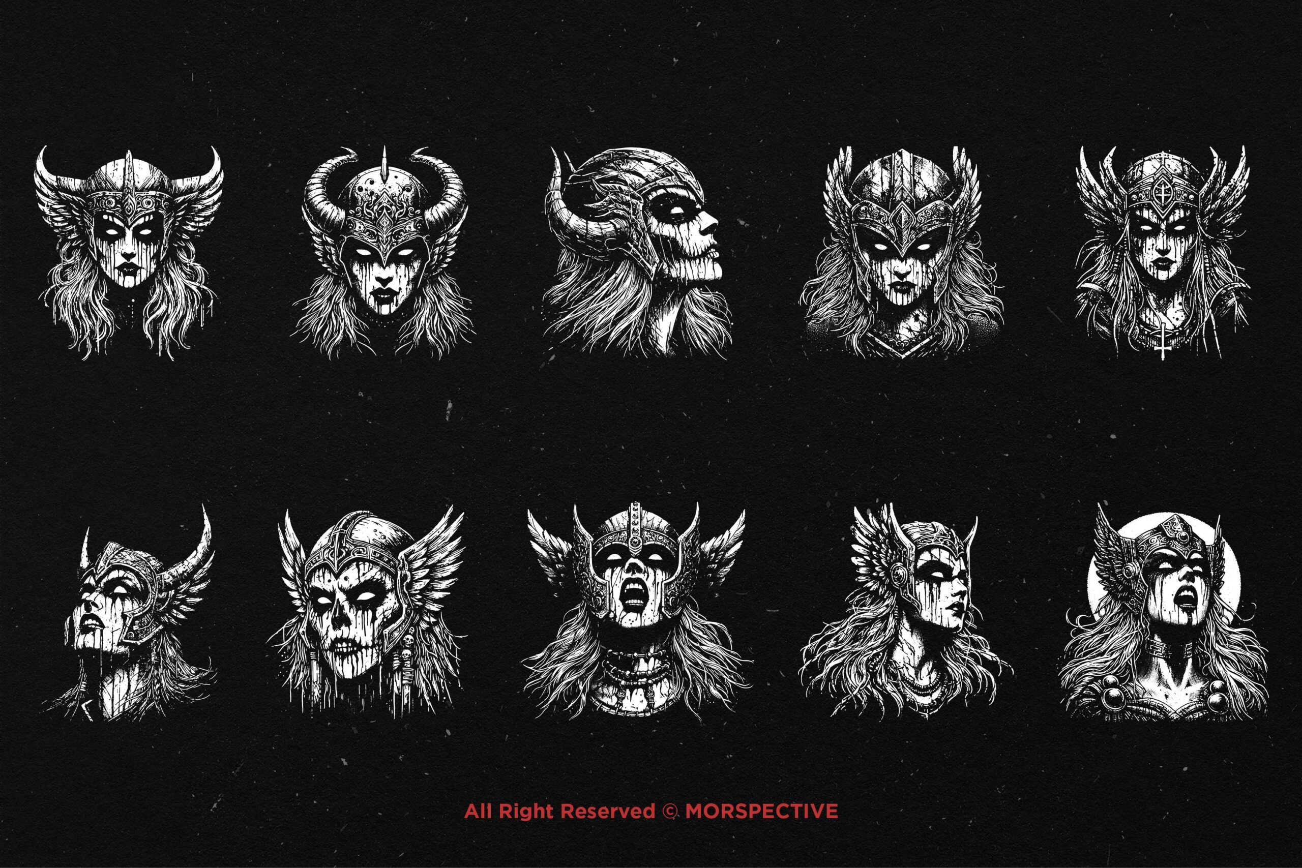 10 Bundle Dark Art Valkyrei - Image 5