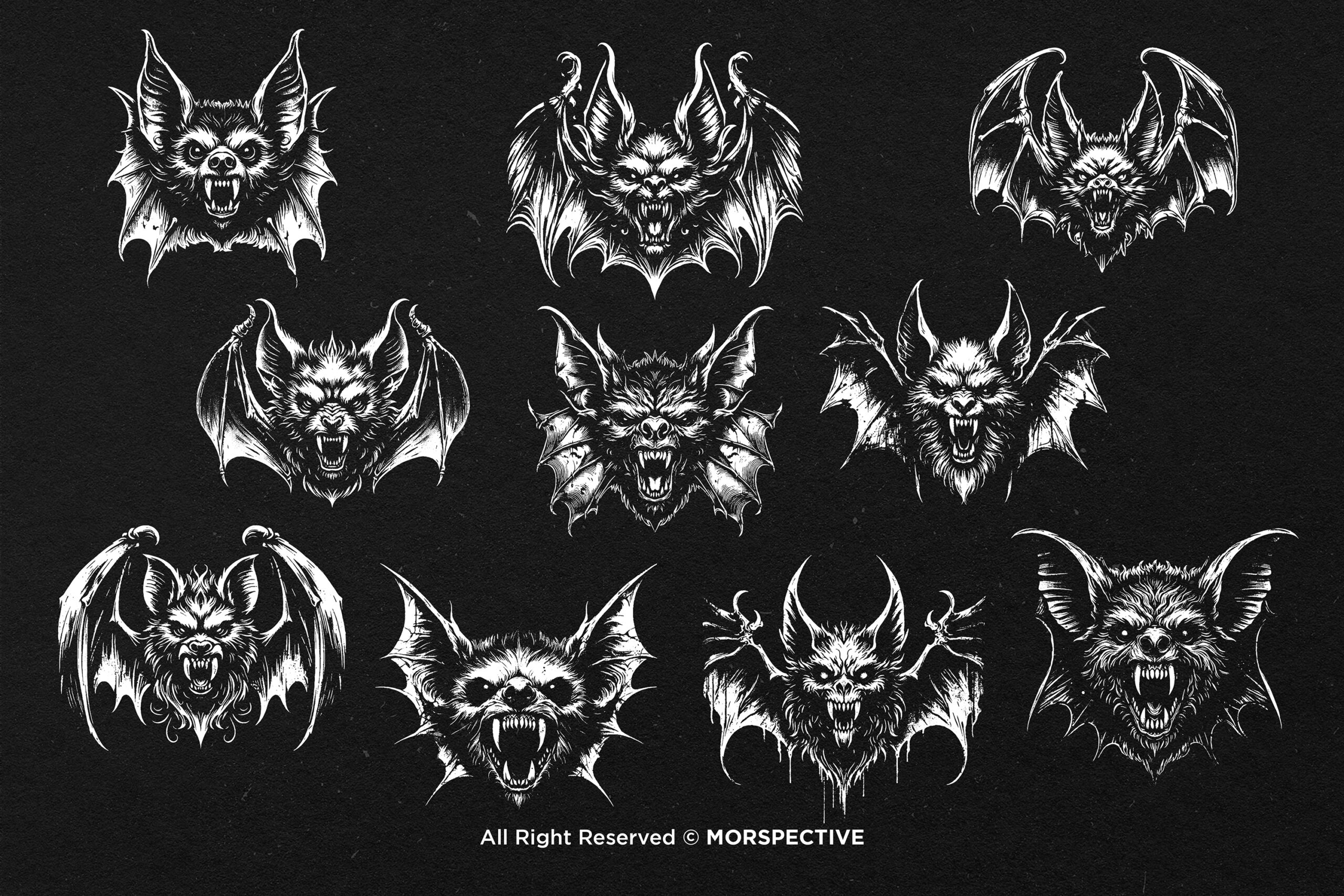 10 Bundle Dark Art Bat Beast - Image 5