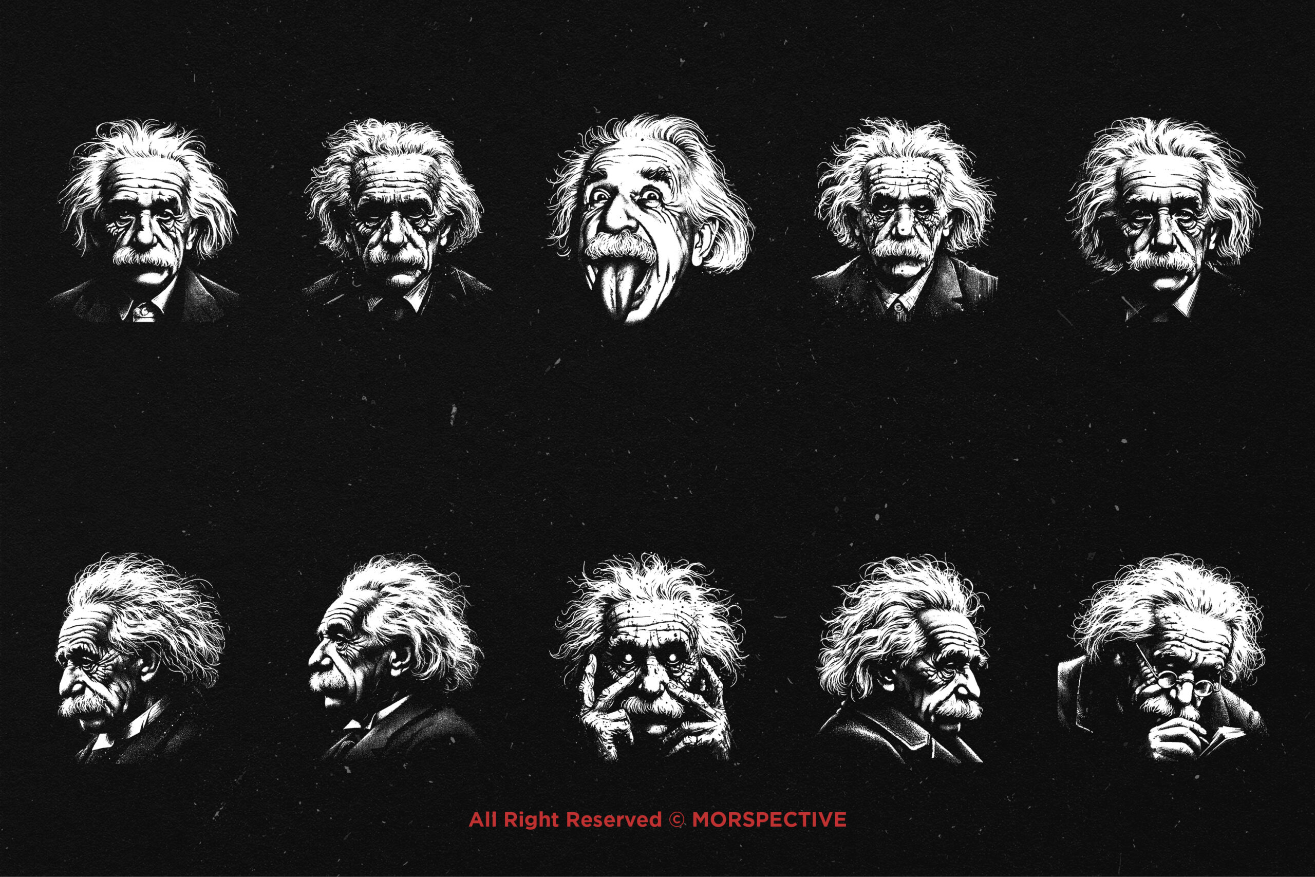 10 Bundle Dark Art Einstein Scientist 5 10 Bundle Dark Art Einstein Scientist - Image 5