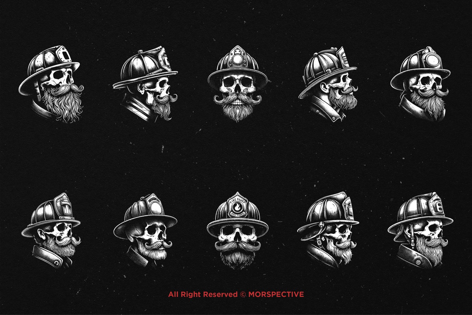 10 Bundle Dark Art Skull Fire Force 5 10 Bundle Dark Art Skull Fire Force - Image 5