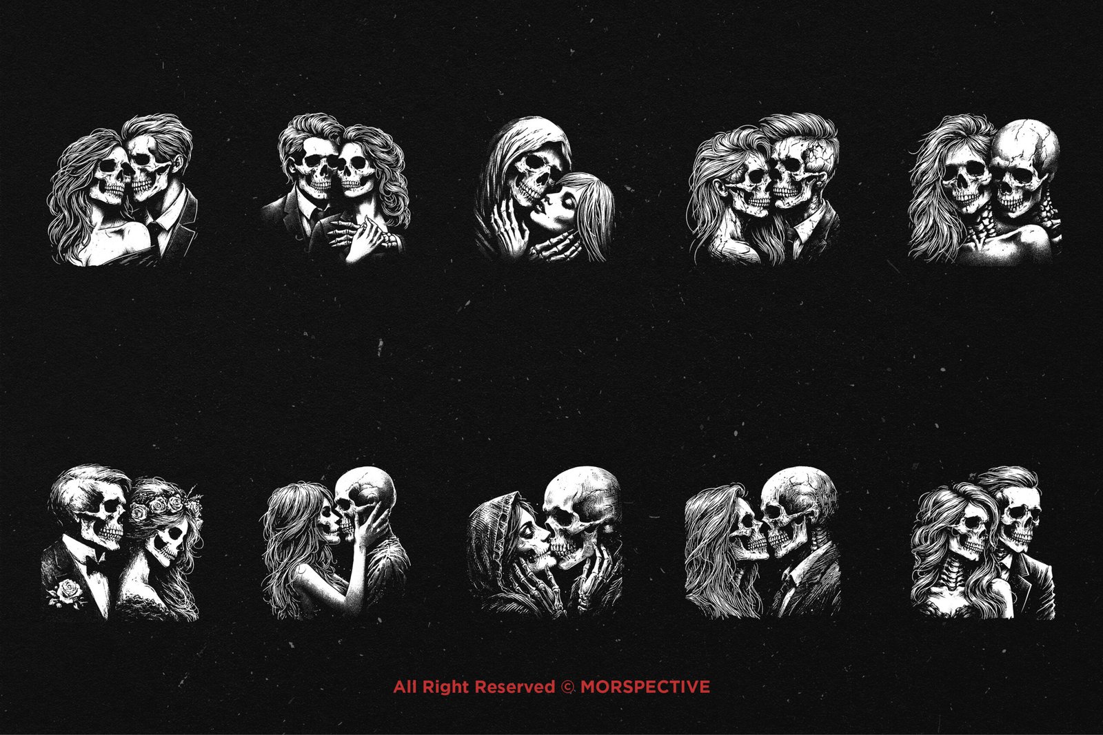 10 Bundle Dark Art Skull Romance 5 10 Bundle Dark Art Skull Romance - Image 5