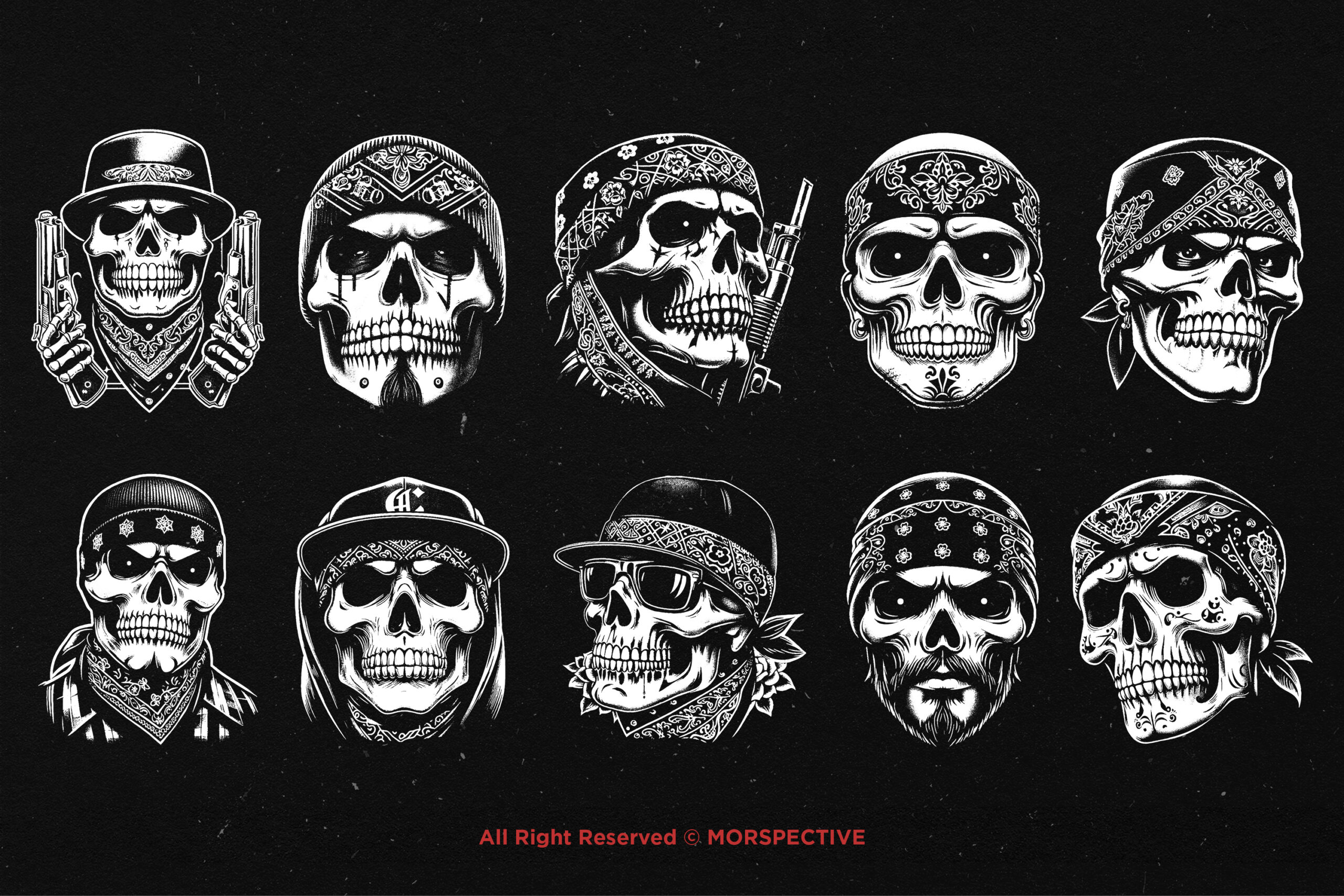 10 Bundle Dark Art Cholo Gangster - Image 5