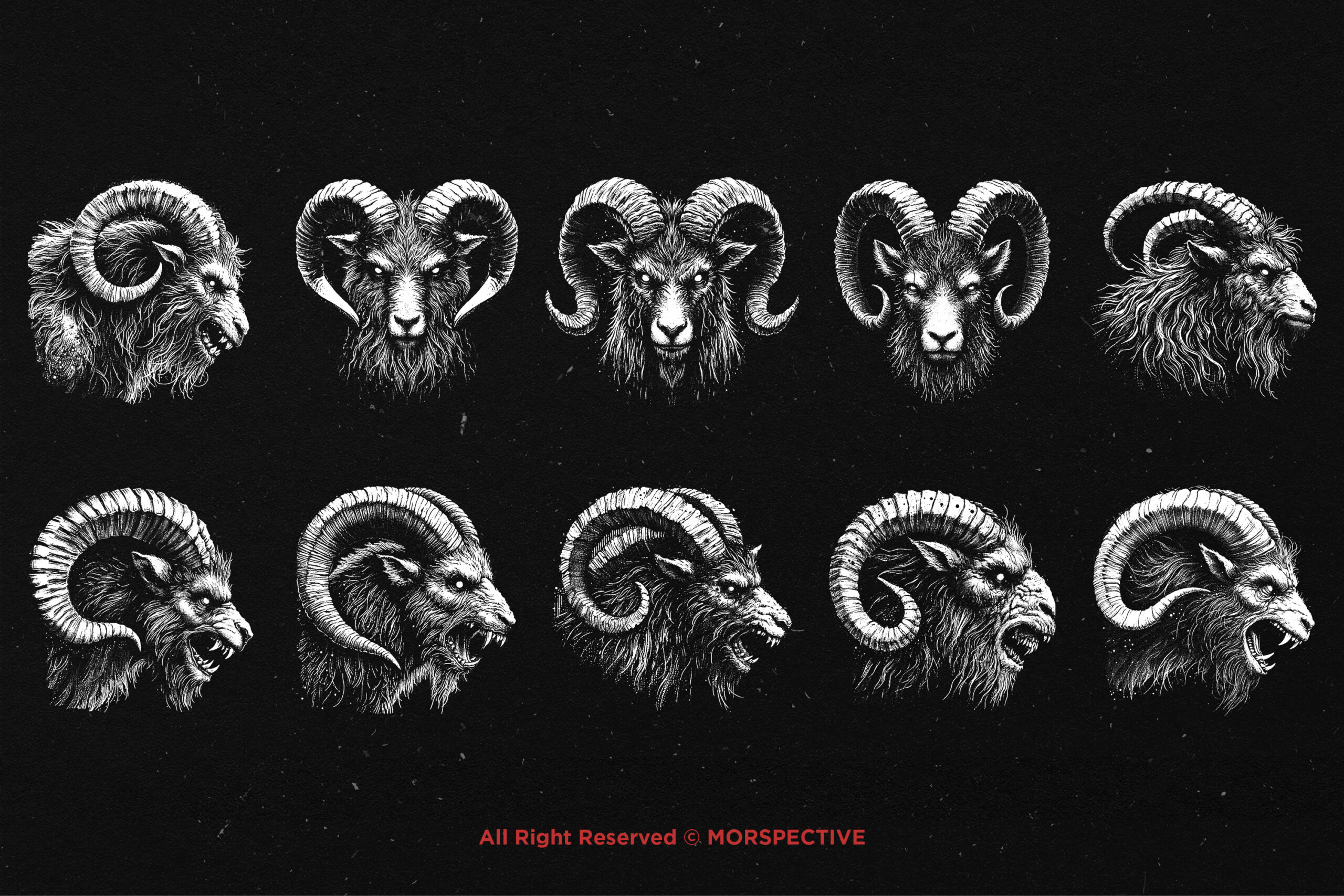 10 Bundle Dark Art Capricorn 5 10 Bundle Dark Art Capricorn - Image 5