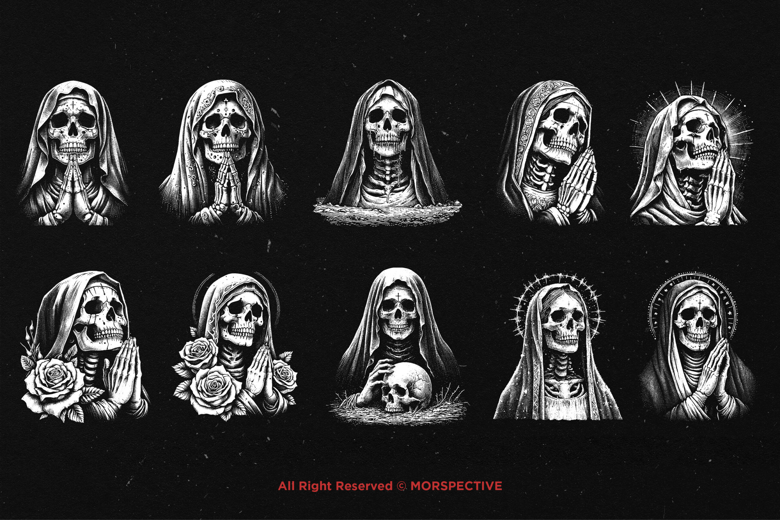 10 Bundle Dark Art Mother Skull 5 10 Bundle Dark Art Mother Skull - Image 5