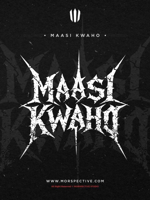 🔥- MAASI KWAHO - Custom Logo
 Crafted by #Morspective

-Exclusive Logo Design.
-Text & color can request.
-PNG 600 DPI.
-Vector AI and EPS files.
-Another files can request.

Licensed : 
-Full Copyright 
-Commercial License.

Need Custom Design or Logo?, 
Contact me at :
Morspective@gmail.com

Need More Dark Design? visit :
www.morspective.com

#metalfont  #deathmetallogo #darkart #horrorart blackmetalfont customdesign deathmetalfont clothingdesign  darklogo darklettering