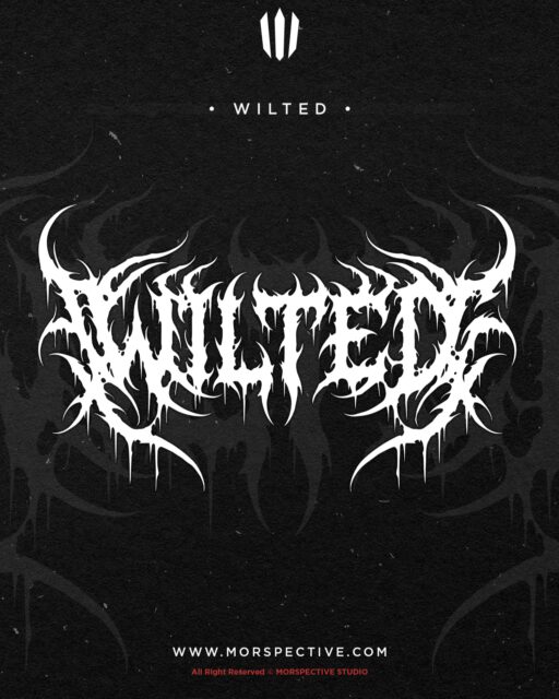 🔥- WILTED - Custom Logo
Crafted by #Morspective

-Exclusive Logo Design.
-Text & color can request.
-PNG 600 DPI.
-Vector AI and EPS files.
-Another files can request.

Licensed :
-Full Copyright
-Commercial License.

Need Custom Design or Logo?,
Contact me at :
Morspective@gmail.com

Need More Dark Design? visit :
www.morspective.com

#metalfont #deathmetallogo #darkart #horrorart #blackmetalfont #customdesign #deathmetalfont #clothingdesign #darklogo #darklettering