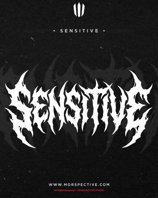 🔥- SENSITIVE - Custom Logo
Crafted by #Morspective

-Exclusive Logo Design.
-Text & color can request.
-PNG 600 DPI.
-Vector AI and EPS files.
-Another files can request.

Licensed :
-Full Copyright
-Commercial License.

Need Custom Design or Logo?,
Contact me at :
Morspective@gmail.com

Need More Dark Design? visit :
www.morspective.com

#metalfont #deathmetallogo #darkart #horrorart #blackmetalfont #customdesign #deathmetalfont #clothingdesign #darklogo #darklettering